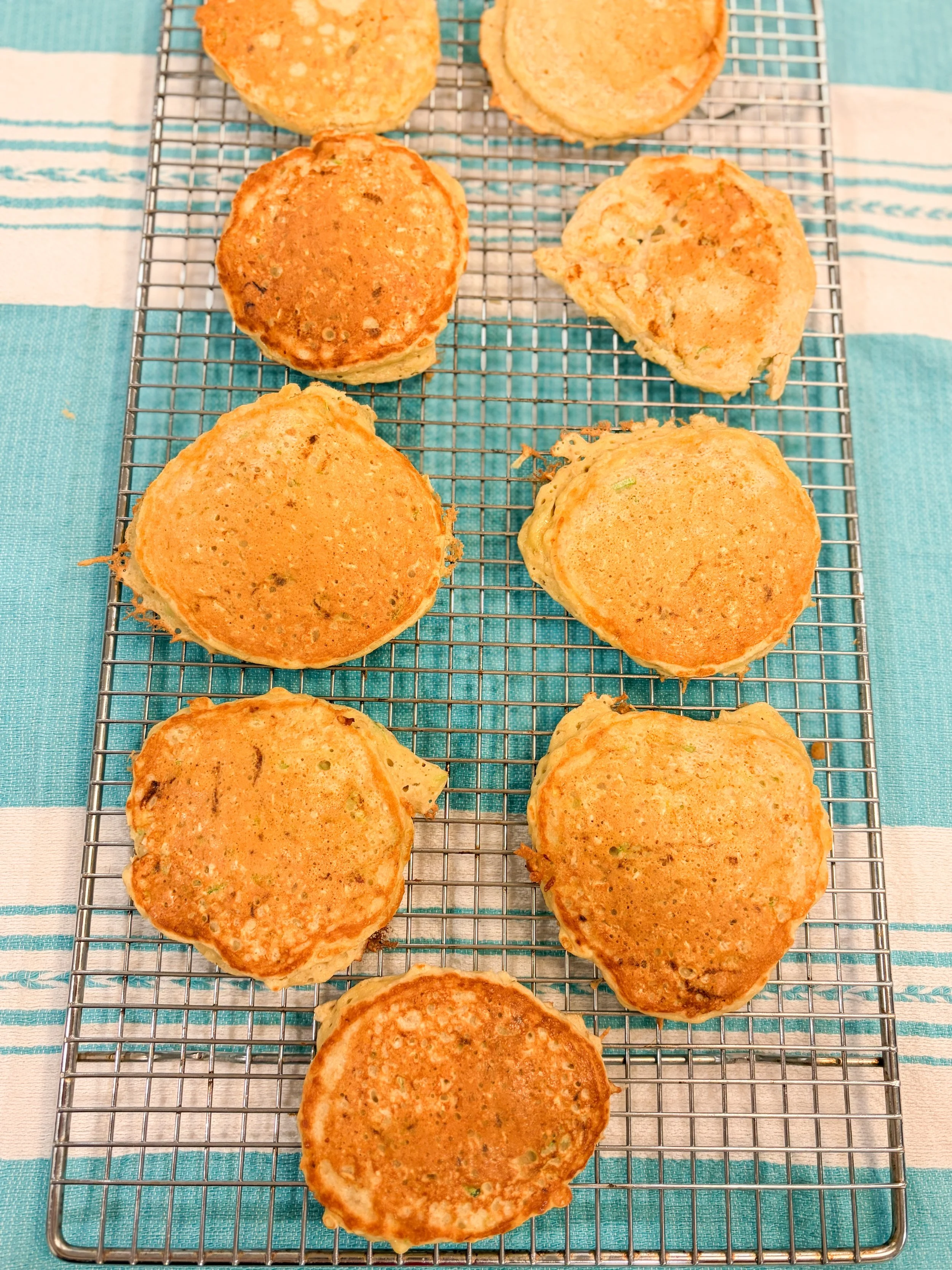 High-Protein Zucchini Pancakes (gluten-free)