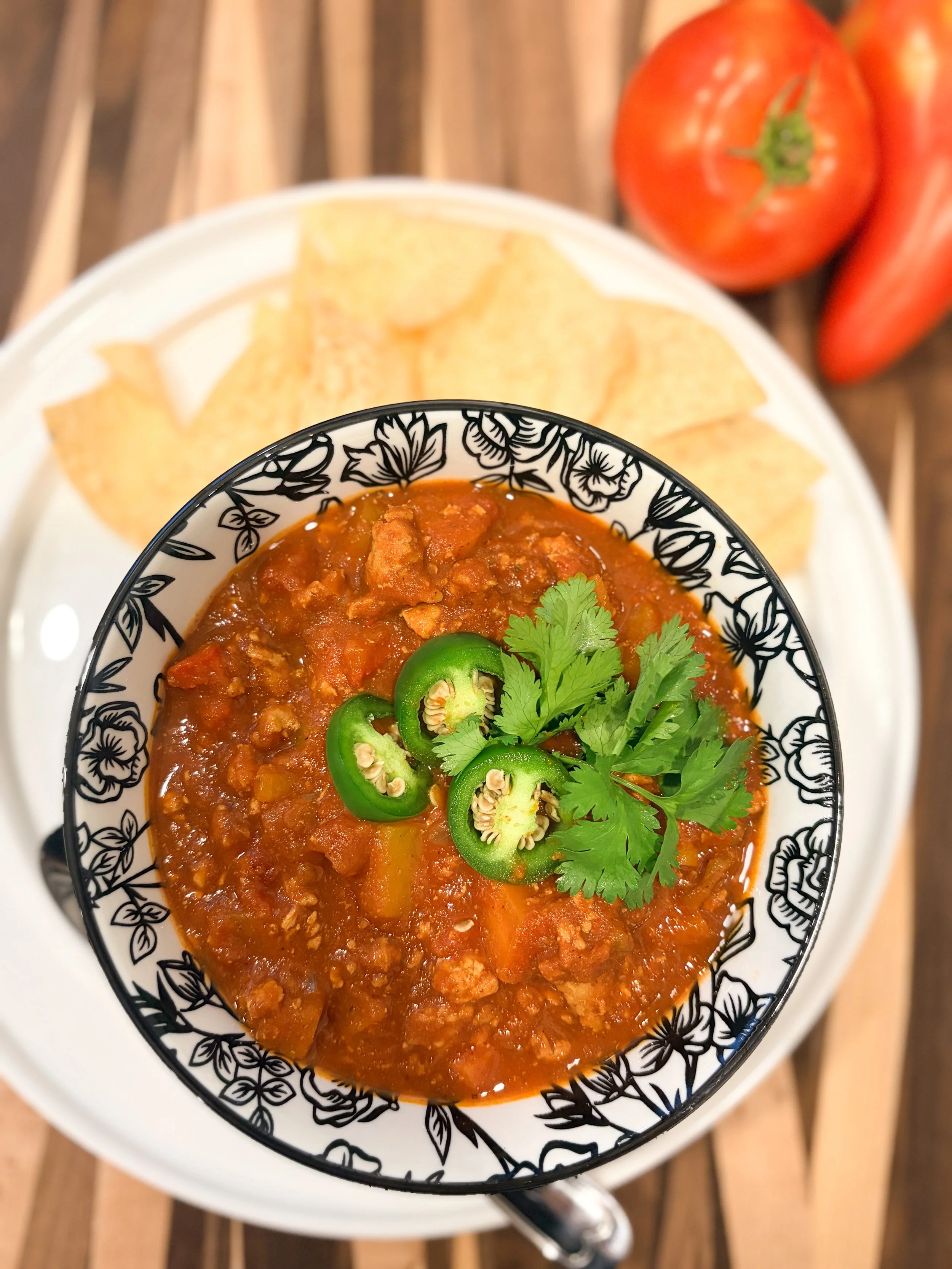 Bean-Free Chicken Pumpkin Chili