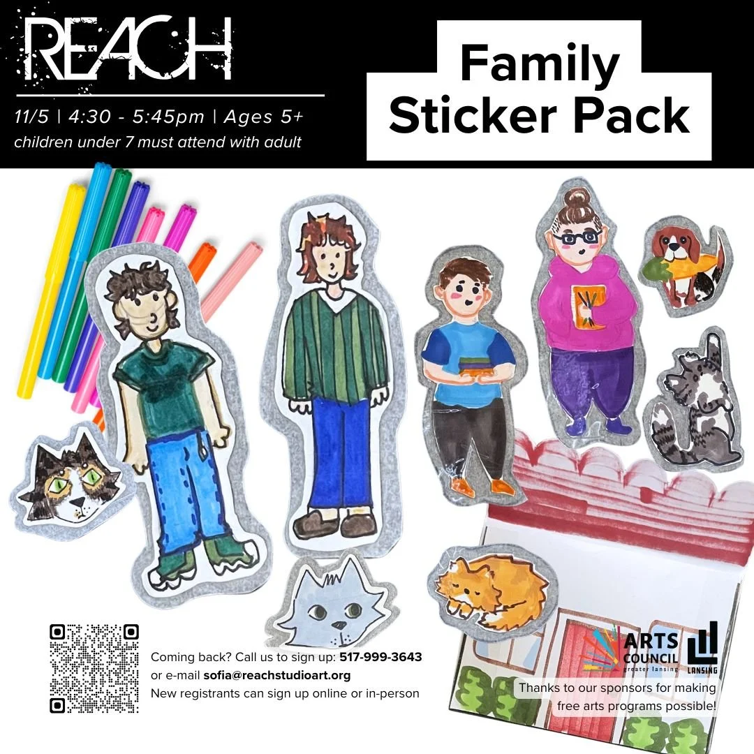 Walk-In Wednesday NOVEMBER 5 - Family Sticker Pack