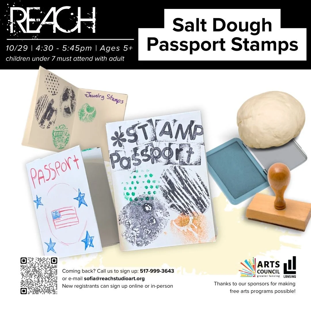 Walk-In Wednesday OCTOBER 29 - salt Dough Passport Stamps