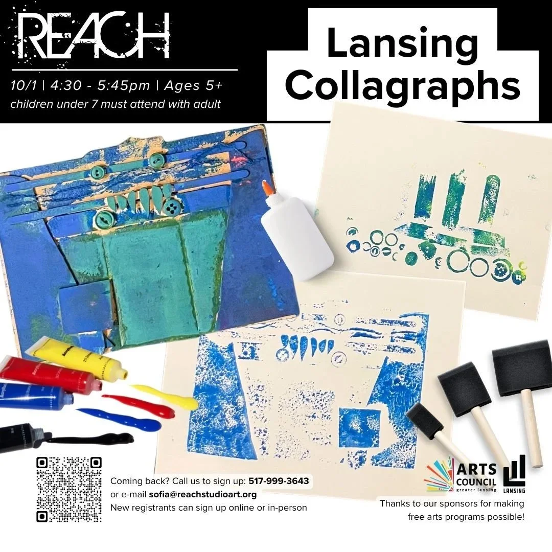 Walk-In Wednesday OCTOBER 1 - Lansing Collagraph