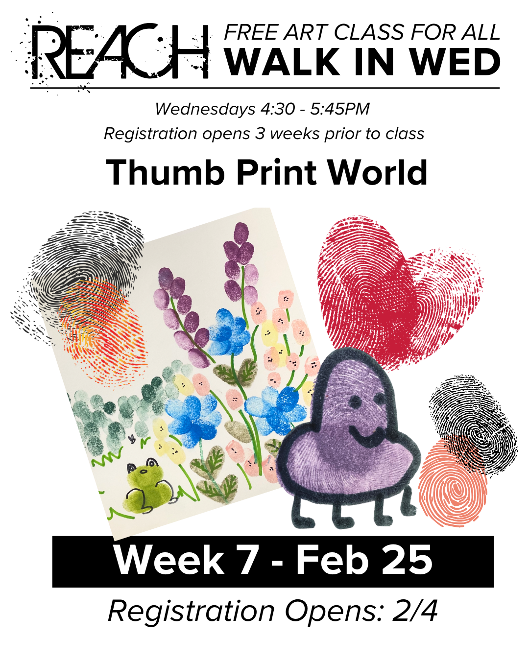 2/25 Walk-In Wednesday - Thumb Print World