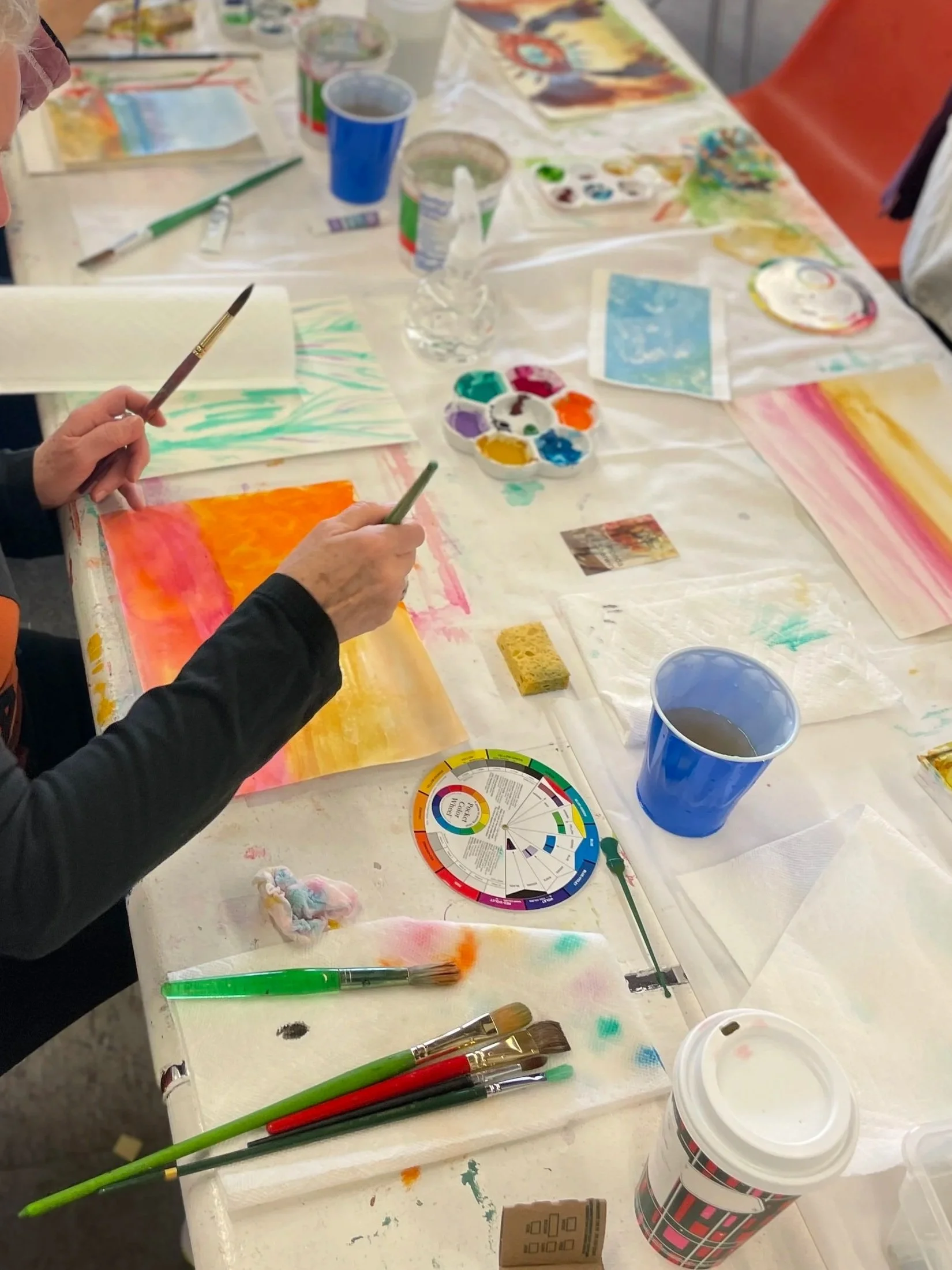 Watercolor Painting Basics FEBRUARY(Ages 14+) Winter 4 Week Class