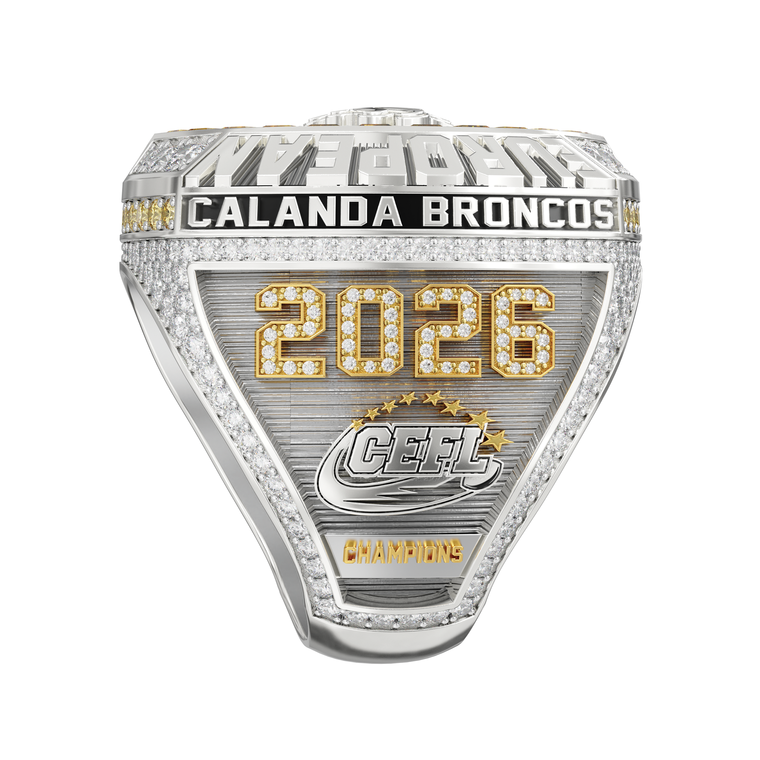 Calanda Broncos 2026 championship ring, right side (Copy)