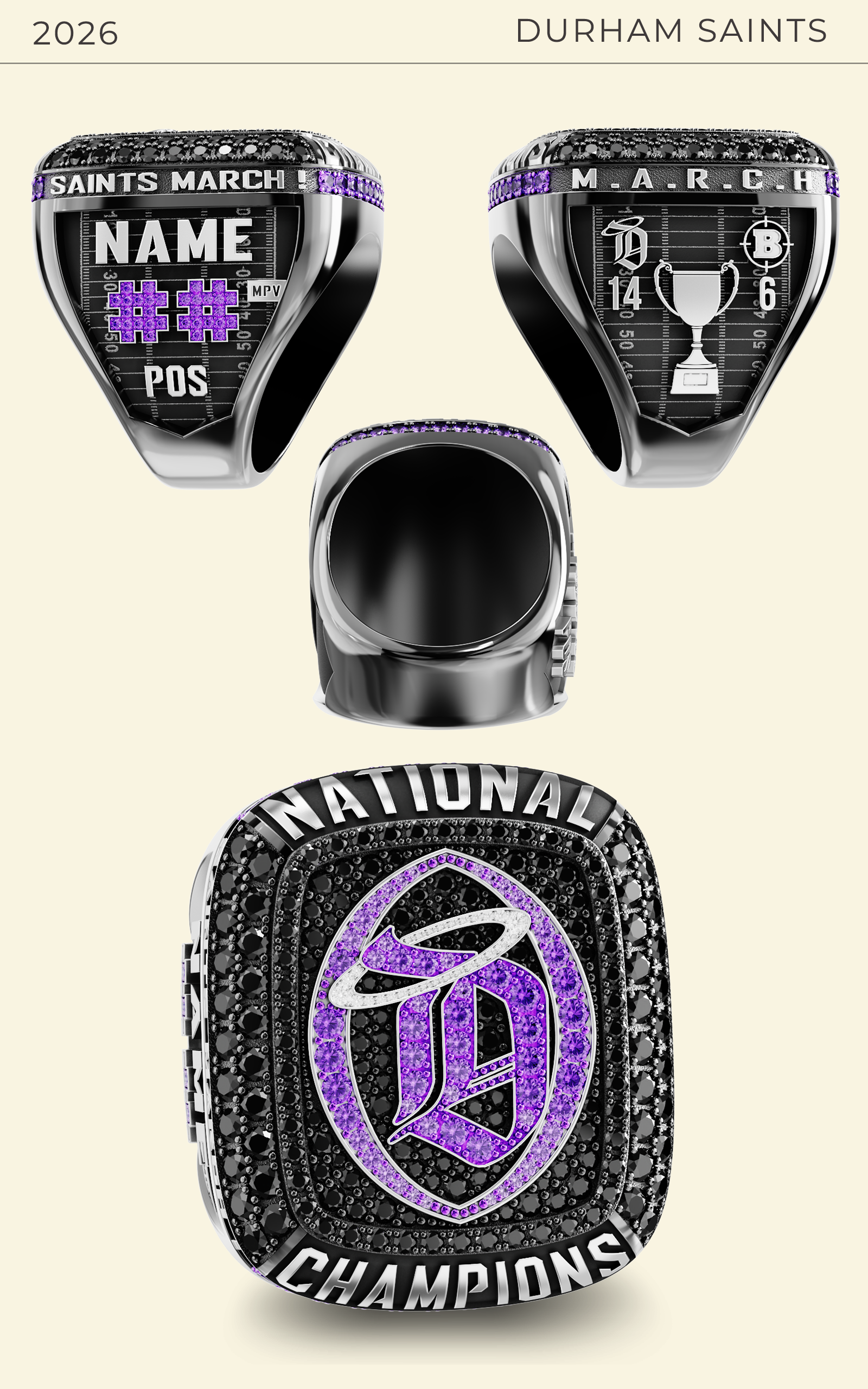Durham Saints Championship Ring