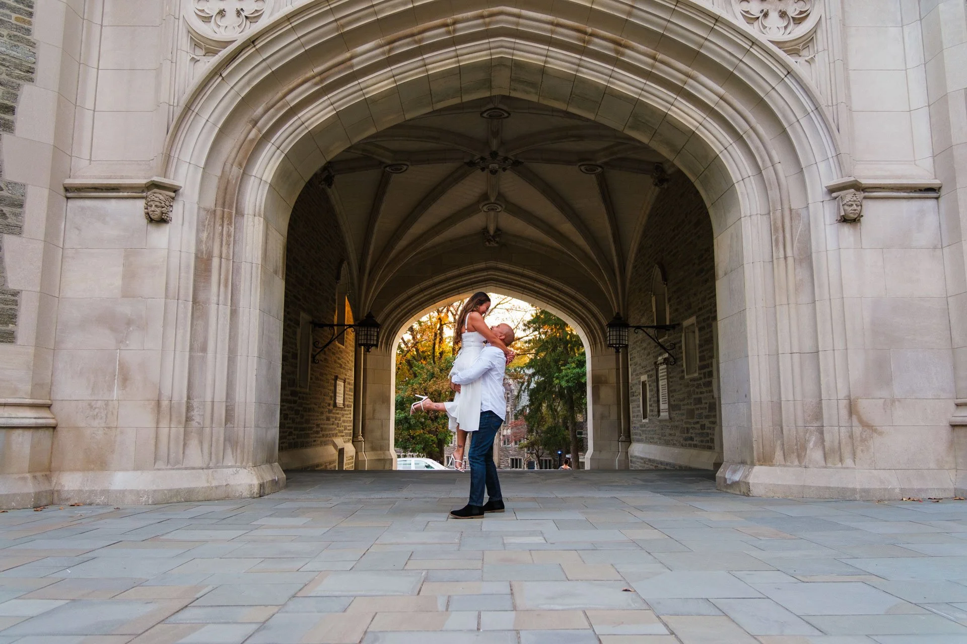 Storybook Engagement Photos at Princeton University