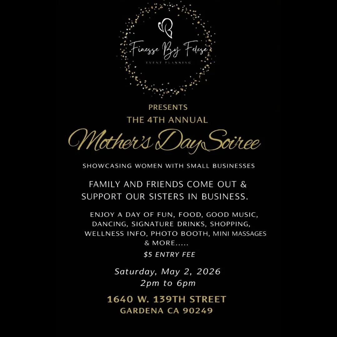 Come Celebrate Women in Business With Us ✨

2.18 Vision will be a vendor at the 4th Annual Mother&rsquo;s Day Soir&eacute;e, and we would love to see all the ladies come out.

For just $5, enjoy an afternoon showcasing over 25 women-owned businesses,