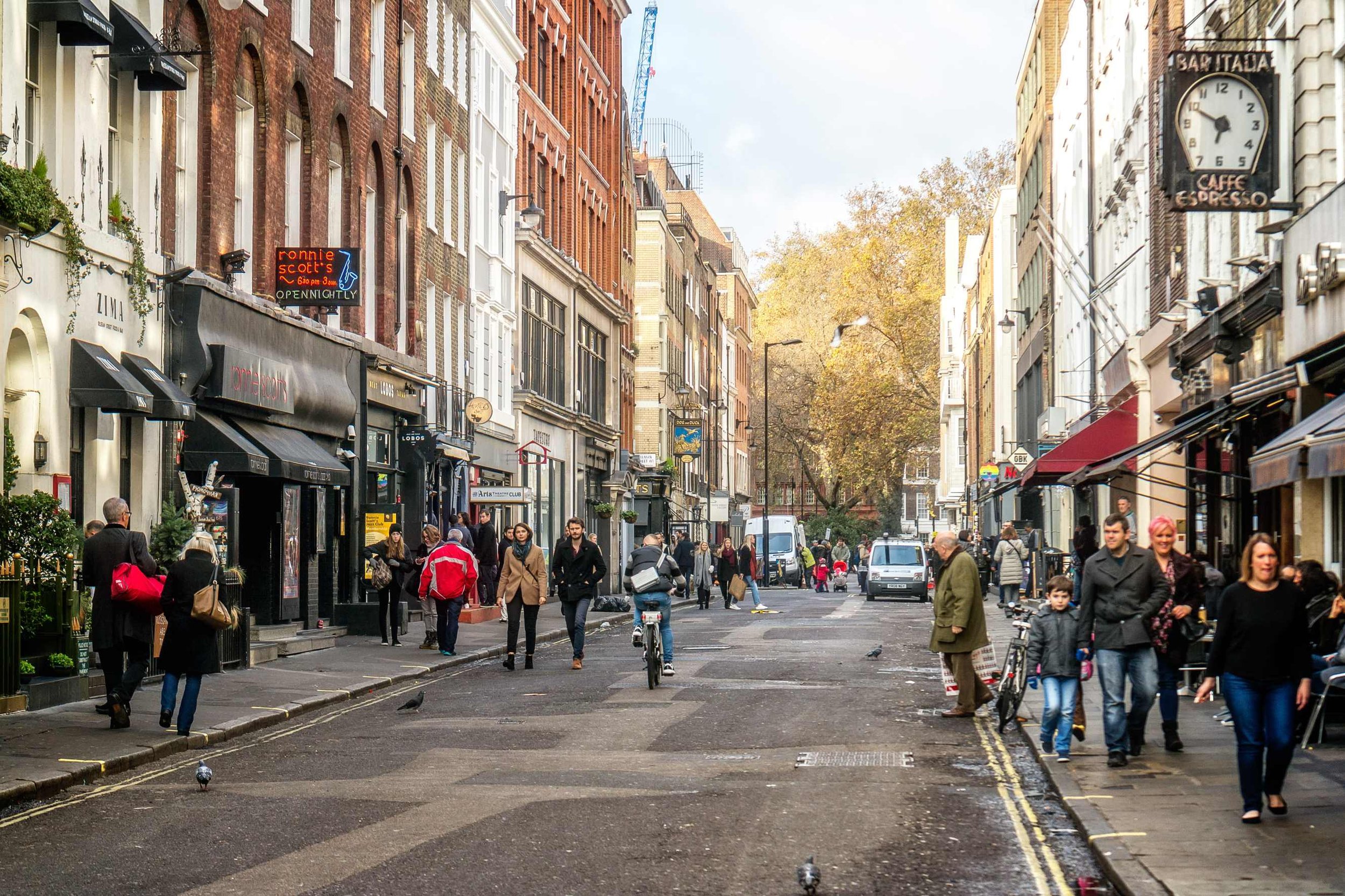 W4W Guided walk in Soho with Martin Brown, Blue Badge guide