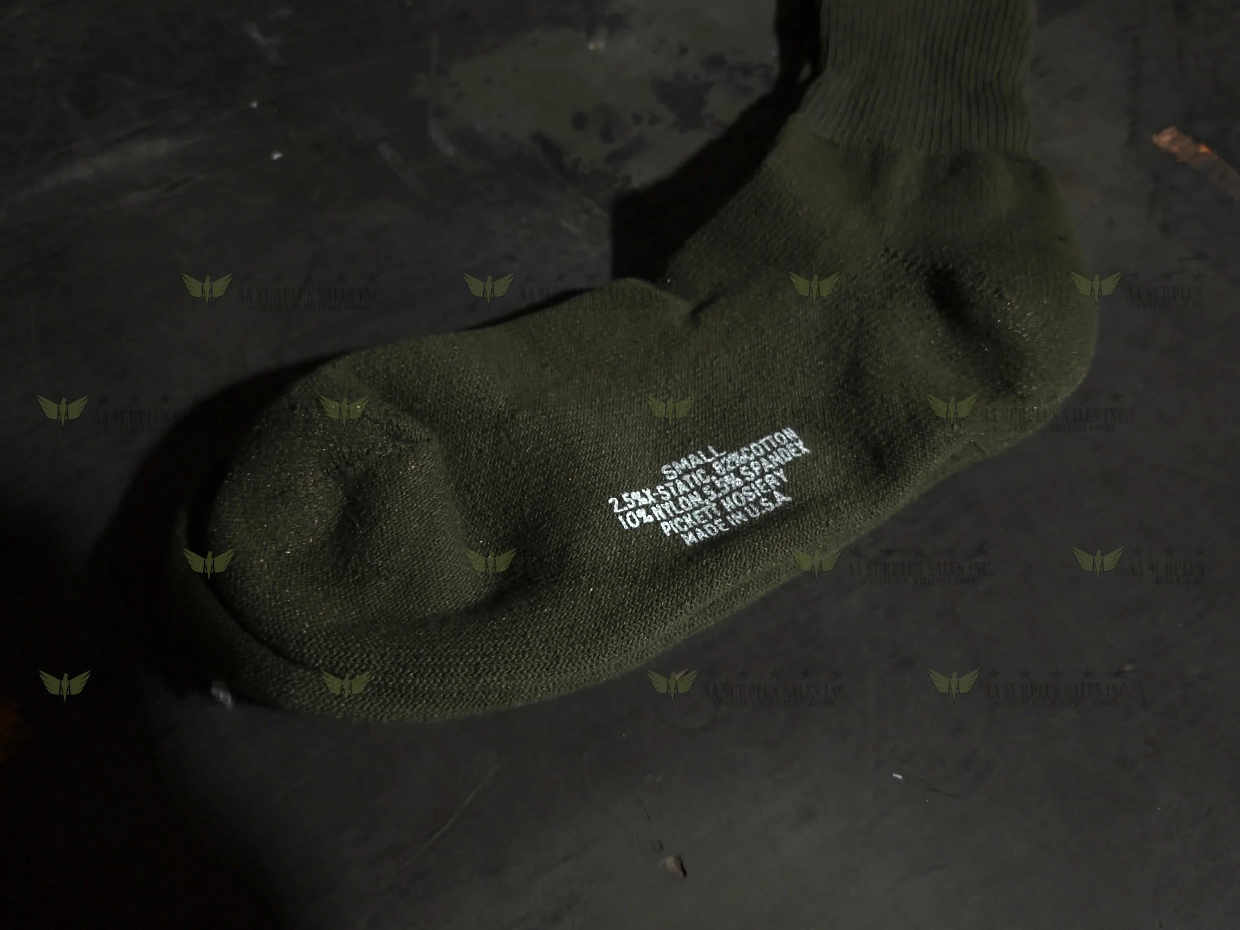 USGI OD Static-x Socks - Pack of 4 SM 2.jpg