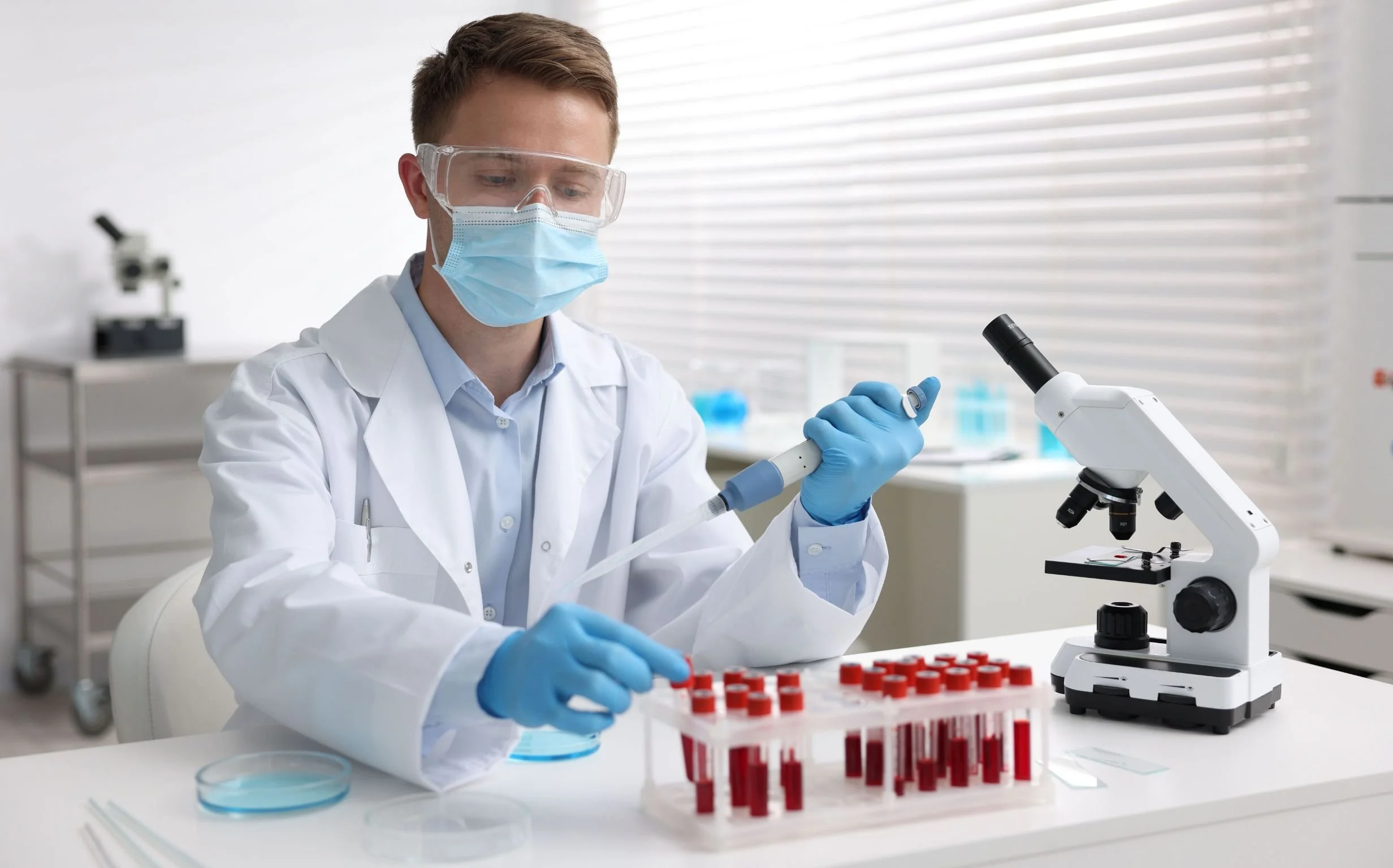 Functional medicine lab testing analysis to identify hormone balance, nutrient levels, and overall health conditions