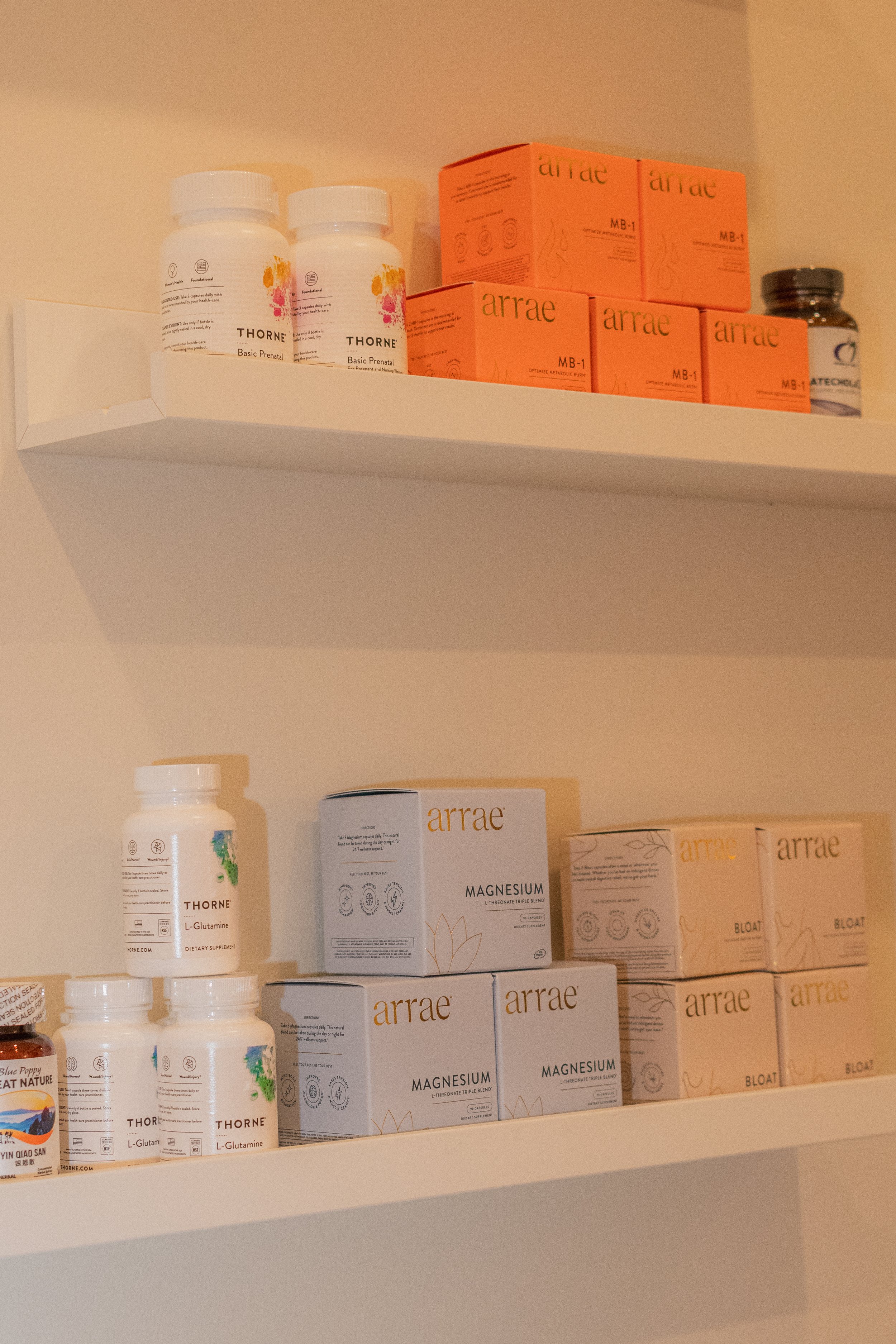 Integrative health consultation and vitamin, herbal and nutritional supplements focused on personalized wellness plans