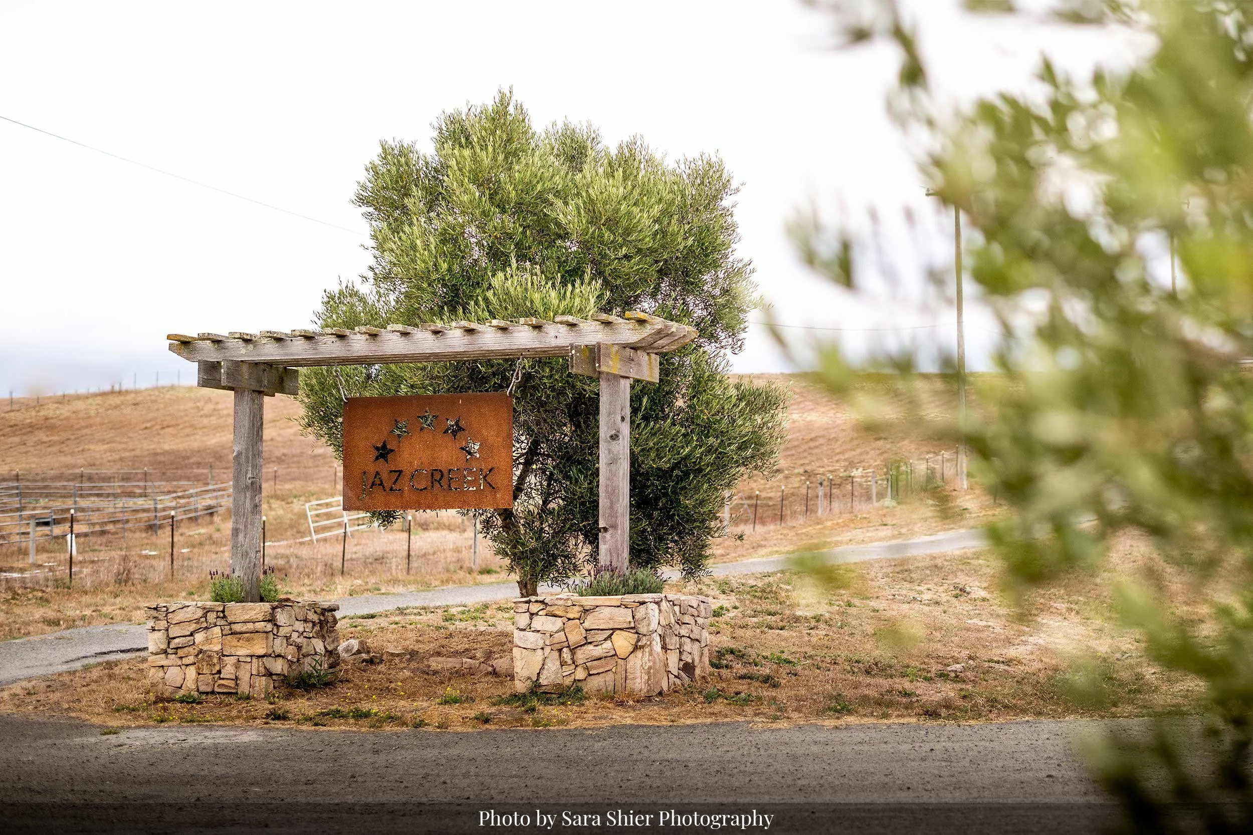 Jaz Creek sign at the entrance to the facility