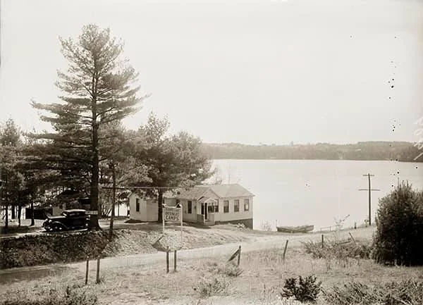 Brown’s Cottages, later Landry’s Cottages, now a private residence at the boat launch on Route 5.