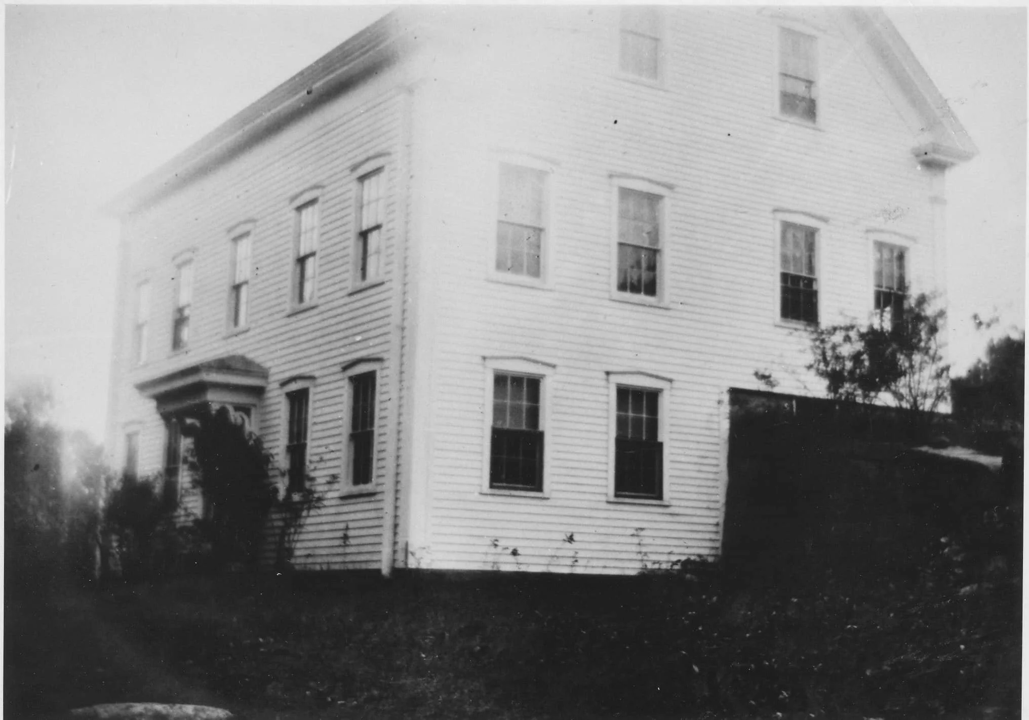 Hiram Thompson Home built about 1860 for his bride. Still standing on Ossipee Hill Road on the right going south, almost across from Thompson Cemetery.