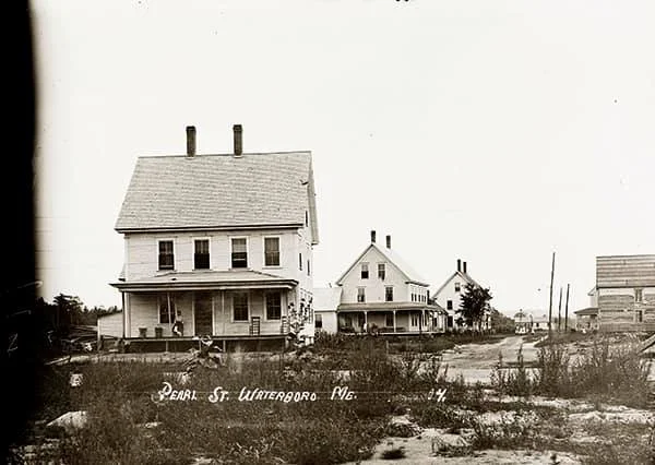 Looking down Pearl Street from Goodwin’s Mills Road.
