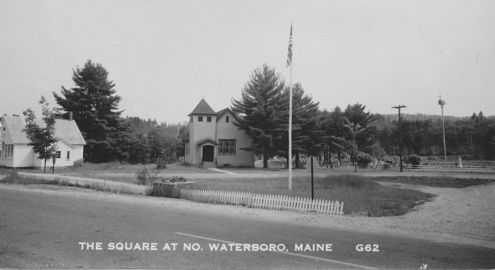North Waterboro early 1950’s before Route 5 was made wider.