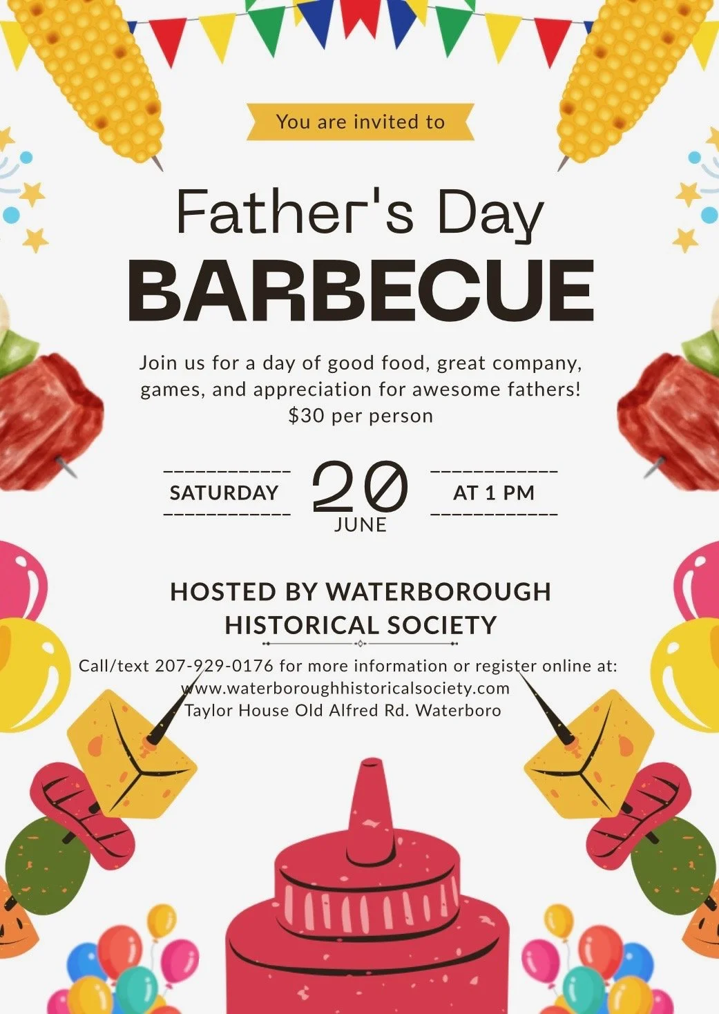 Fathers Day BBQ Ticket