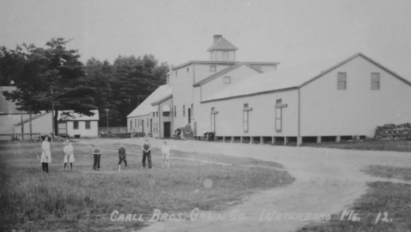 Grain Company in South Waterboro—some of it still remains on Holmes Rd