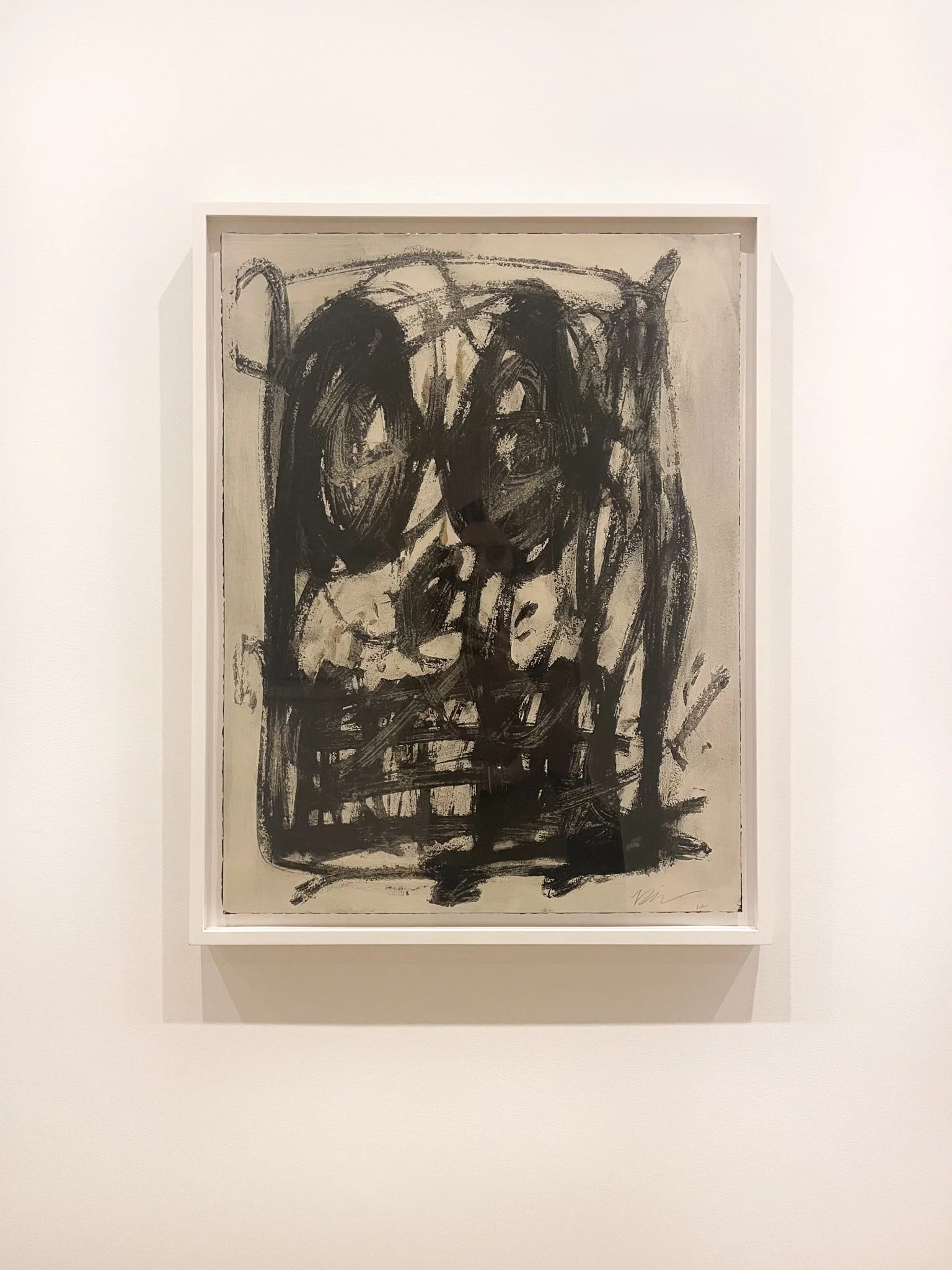 Untitled (Anxious Man) by Rashid Johnson, 2019.