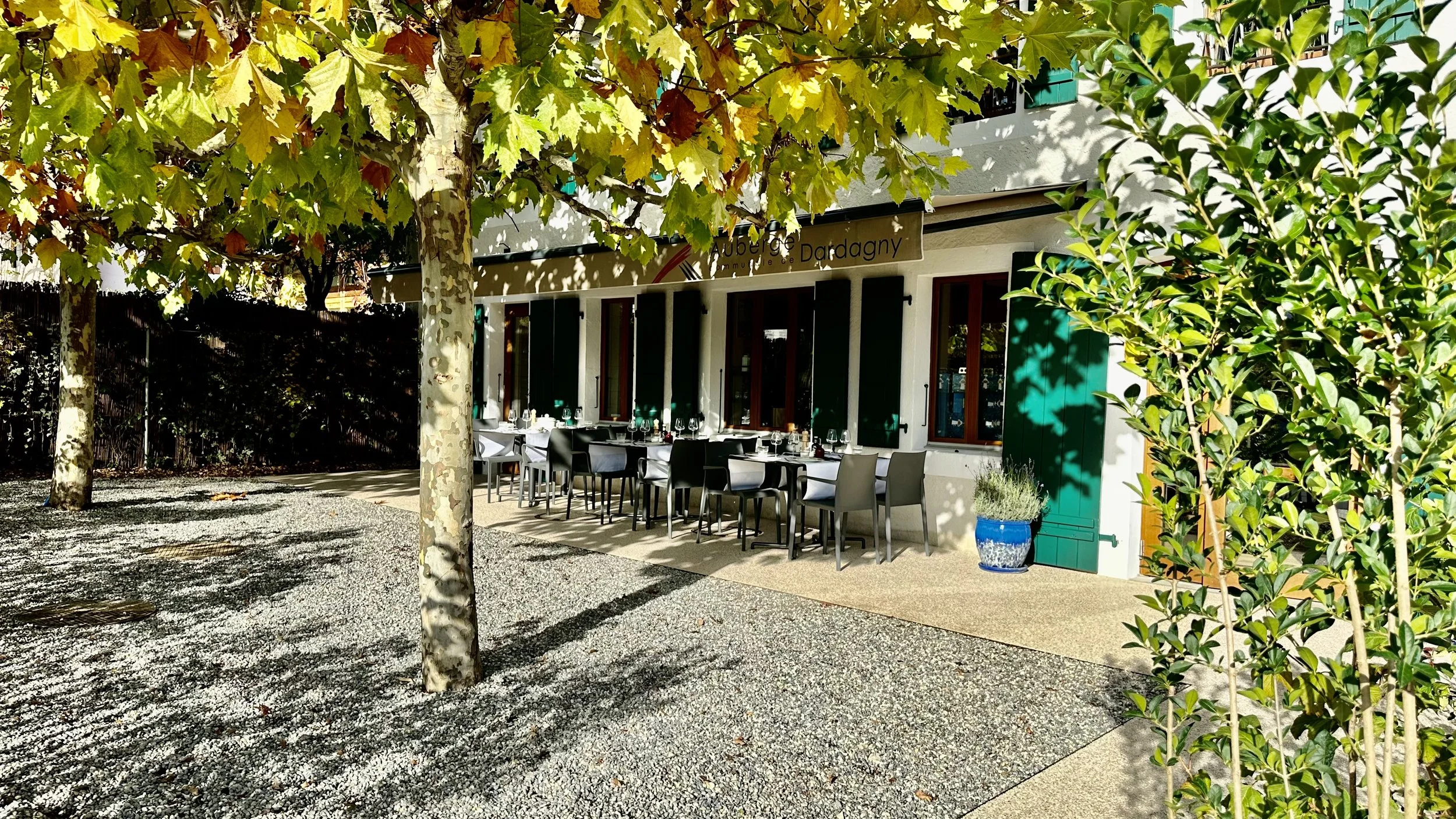 Auberge de Dardagny               Chronique d’un déjeuner lumineux au cœur du Mandement
