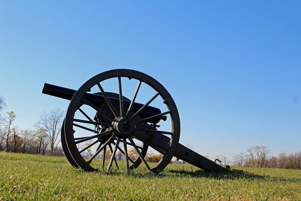 Historic cannon on the Third Winchester Battlefield