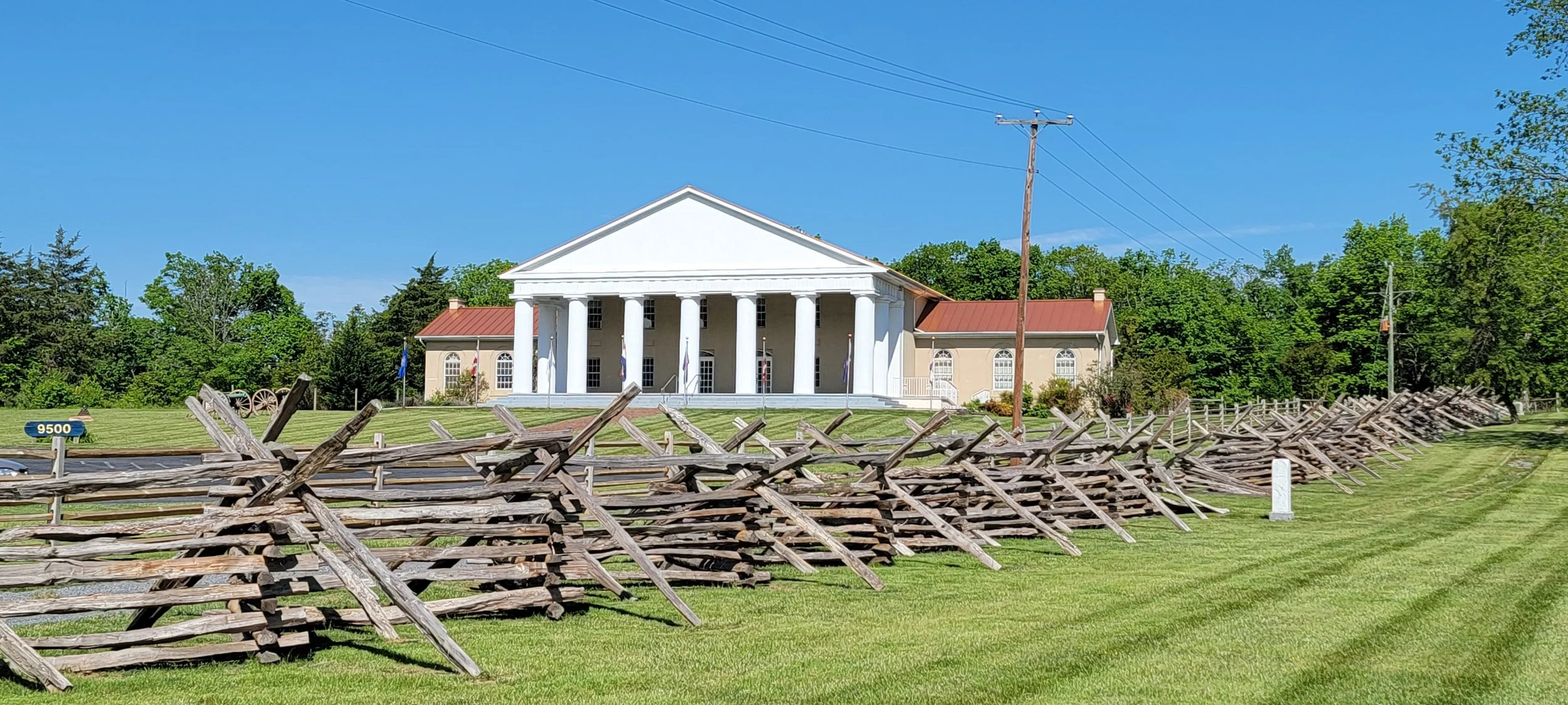 Civil War artifacts displayed at the New Market Battlefield Visitor Center and Museum