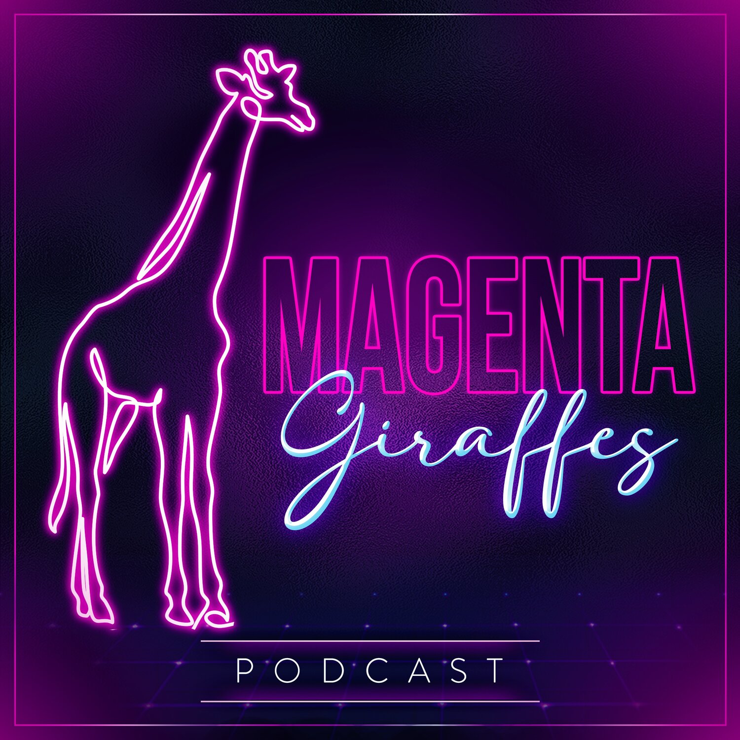 Magenta Giraffes