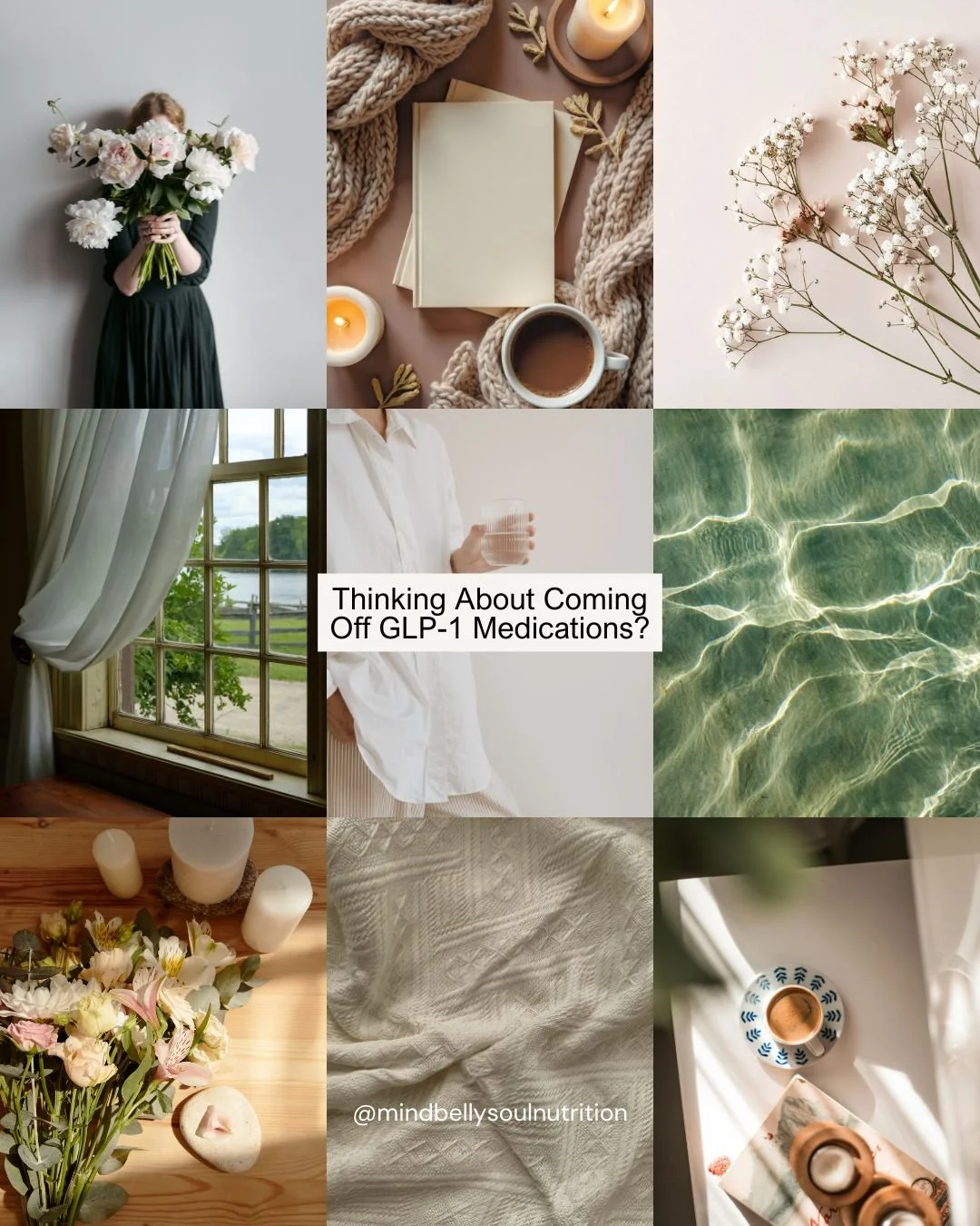 Coming off GLP-1 medications can bring up a lot of emotions and physical changes.

For some individuals, this transition may include:
- shifts in hunger/fullness cues
- increased anxiety around food
- fear of body changes
- uncertainty around how to 