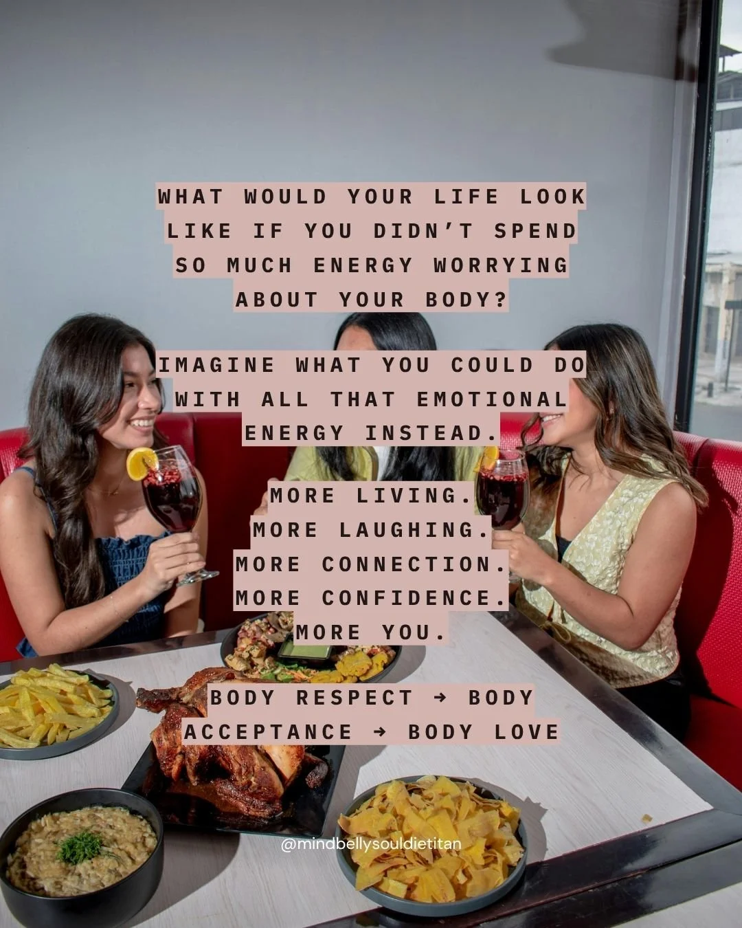 What if you woke up tomorrow and your body wasn't the thing taking up so much space in your brain?

What if you didn't spend your day thinking about:
- How your clothes fit
- Whether you look &ldquo;good&rdquo; in a picture
- What you ate yesterday
-