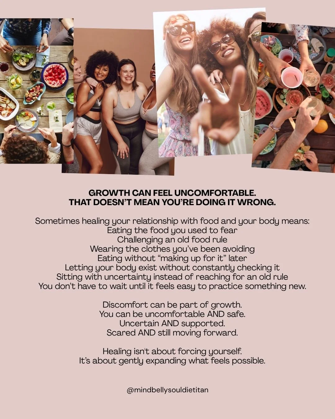 One of the sneakiest parts of healing your relationship with food and your body?
Sometimes the healthier choice doesn't feel like the easier choice.

If you've spent years following food rules, avoiding certain foods, body checking, compensating, com