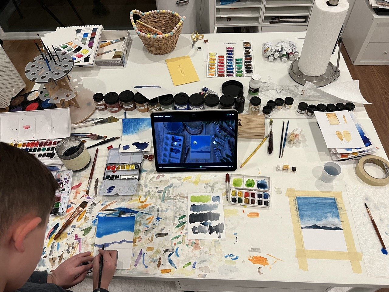 15 Day Challenge: A watercolor landscape each day