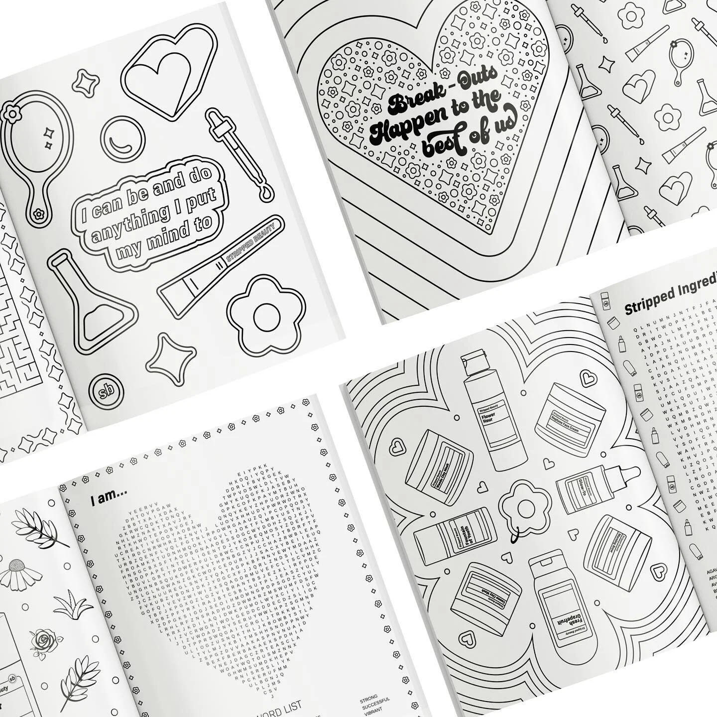 Self-Love Flip Through 💖🖍

Grab your crayons! Here are some of the pages I illustrated for the @strippedbeauty coloring book! 

Which one would you color first?! 🌈
