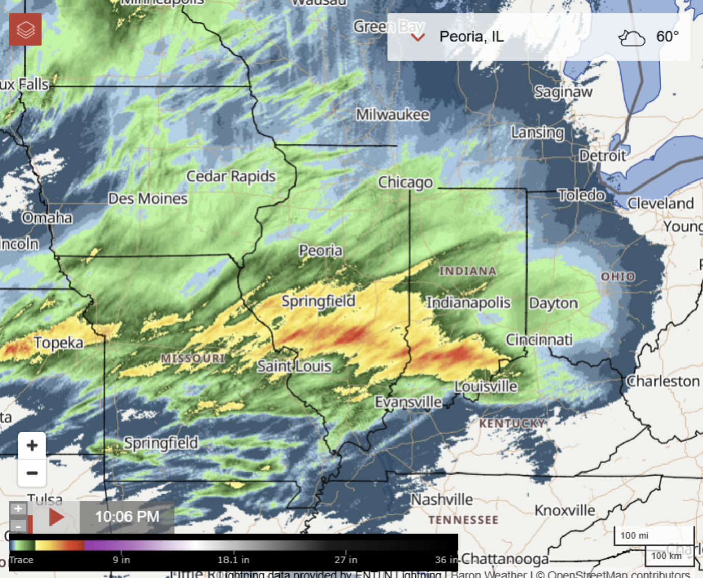 Late April Heavy Rain Impact