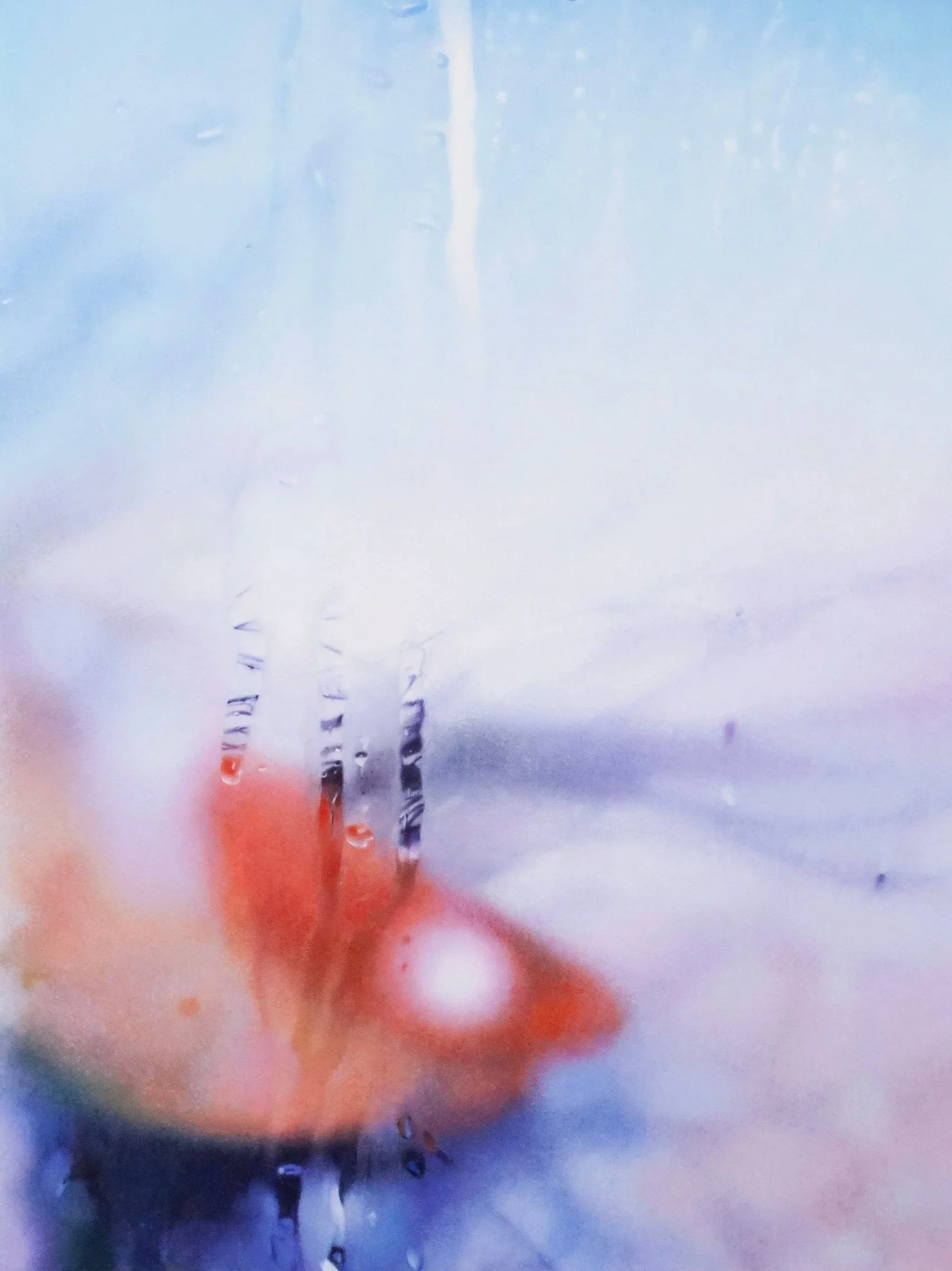 Soft Touch, 2026, Enamel on Sintra, 32 x 24 inches