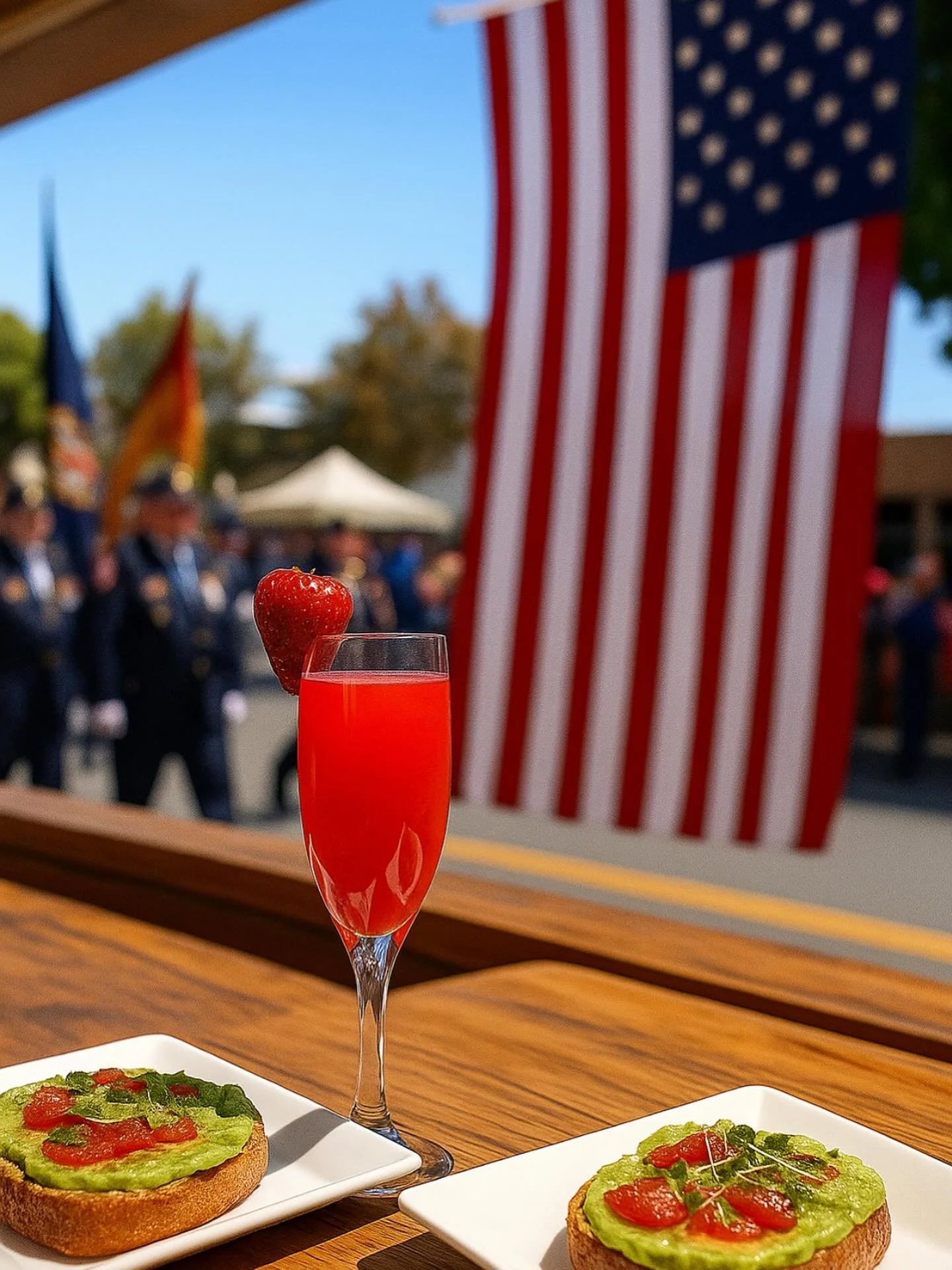 Sip, shop, and celebrate! 🇺🇸
Enjoy $5 mimosas during the Farmers Market with front-row seats to the Veterans Parade ❤️🤍💙 We will be open at 8:00 AM for our early risers -the perfect Saturday combo! 
🥁Parade starts at 9.30 am 
#cocowine #downtown