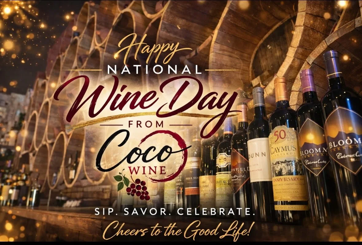 Happy National Wine Day 🍷
#cocowine #nationalwineday #downtownbrentwood