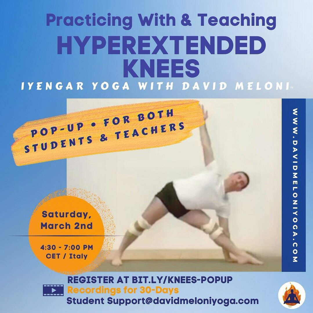 How often have you been told to NOT hyperextend your knees or have you yourself had to say that to students to no avail?&nbsp;&nbsp;

Hyperextension of the knees is a tricky thing.&nbsp;&nbsp;The key is to build an understanding of how to access the 
