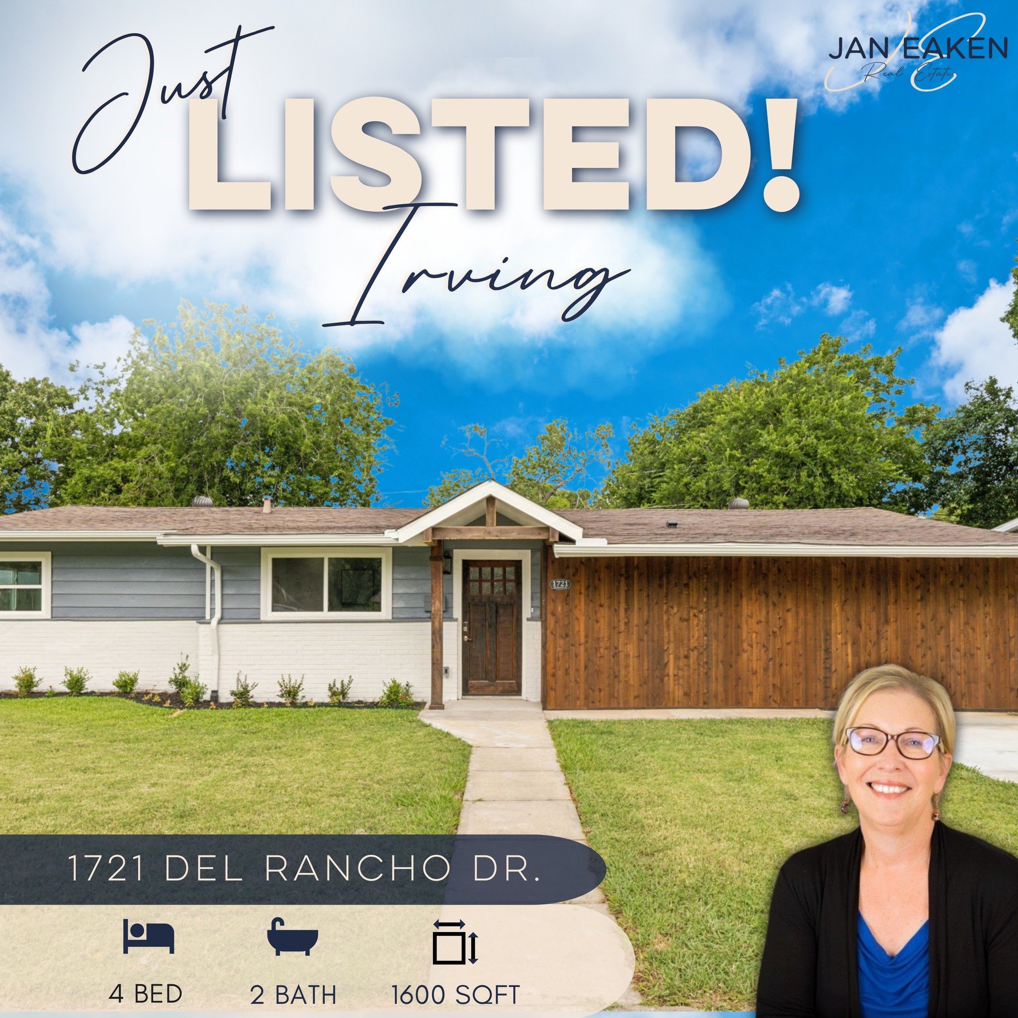 ✨ Just Listed in Irving! ✨
Don&rsquo;t miss this stunning, fully remodeled one story home with 4 bedrooms and high end finishes throughout! Conveniently located between I-30 and Hwy 183 for easy access to both DFW and Love Field.

Enjoy updates galor