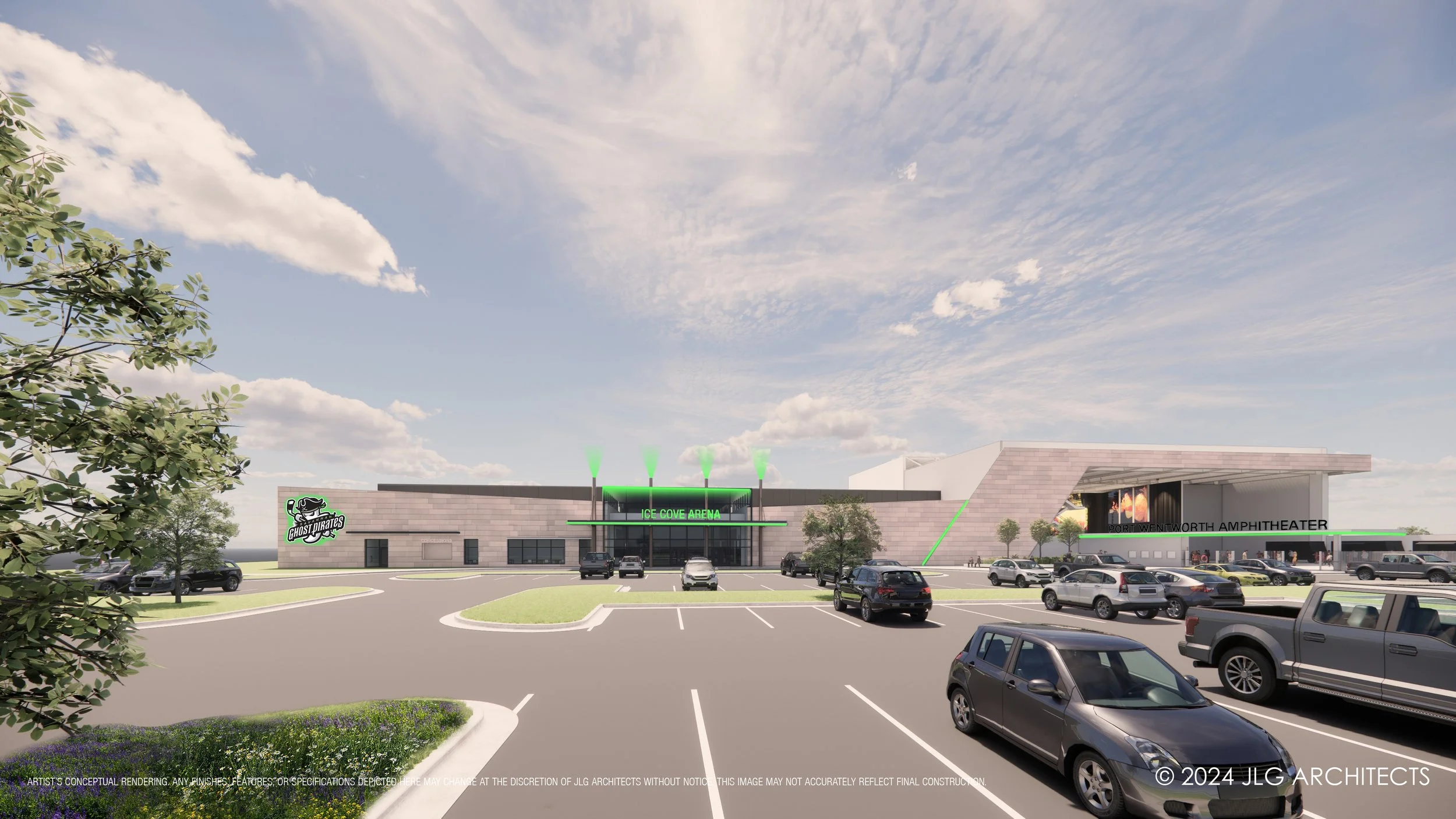 Ghost Pirates Ice Cove & Port Wentworth Amphitheater - Port Wentworth, Georgia