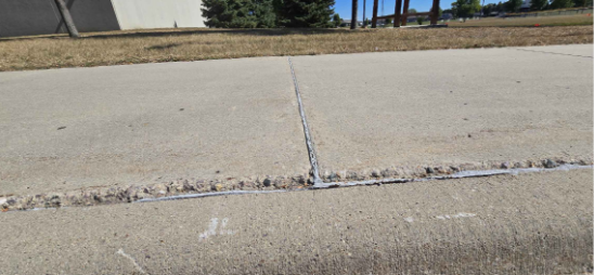 Trip hazard sidewalks