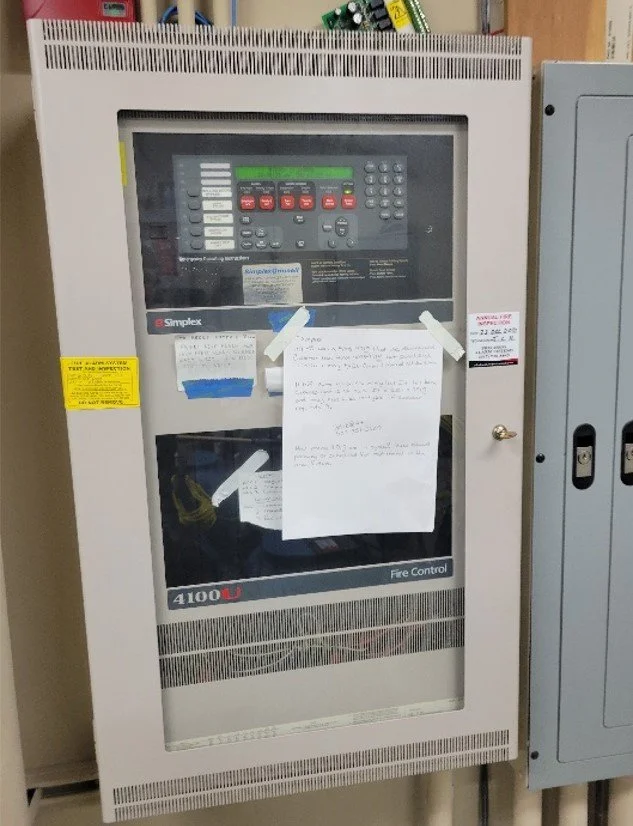 Aging fire protection system