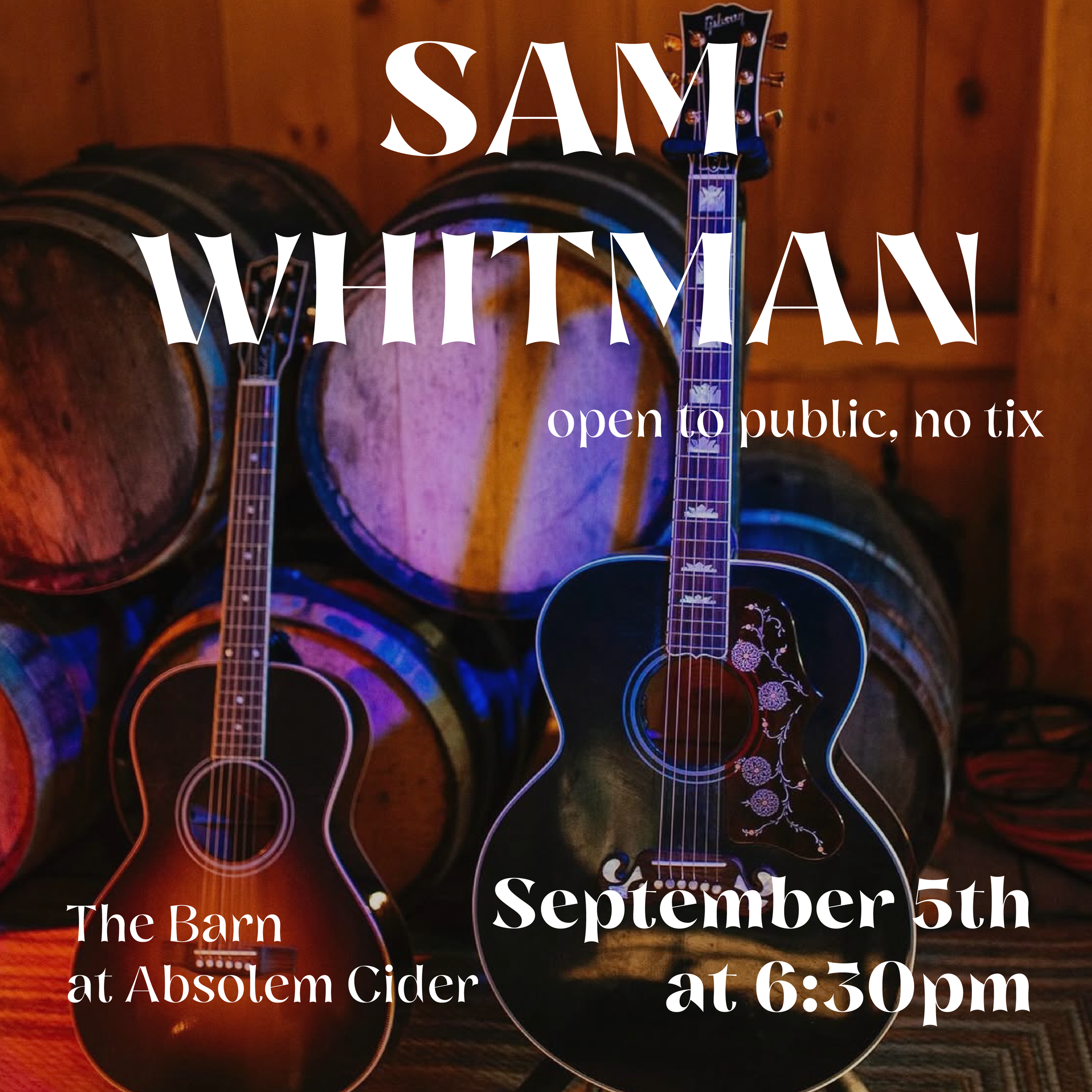 Barn Sessions: Sam Whitman