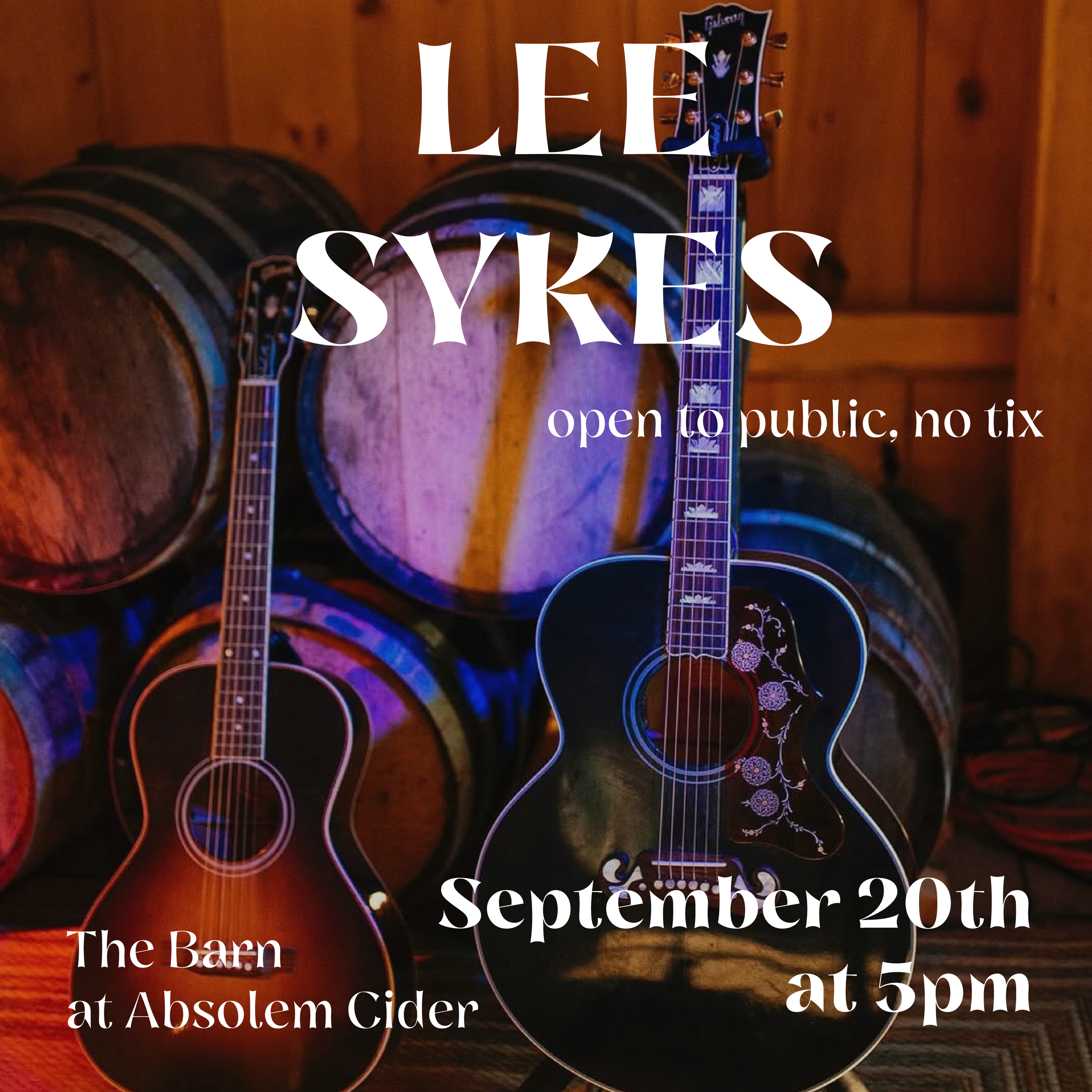 Barn Sessions: Lee Sykes
