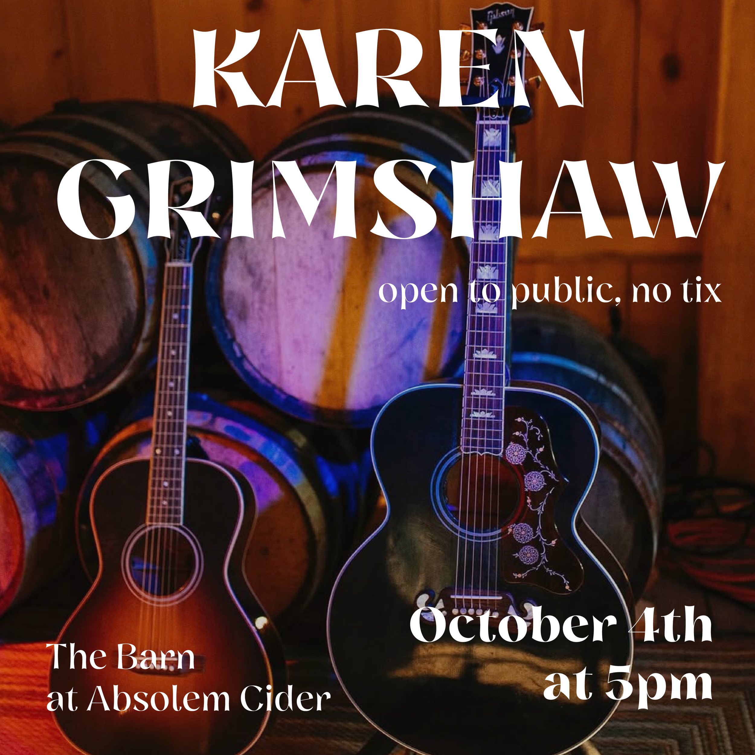 Barn Sessions: Karen Grimshaw