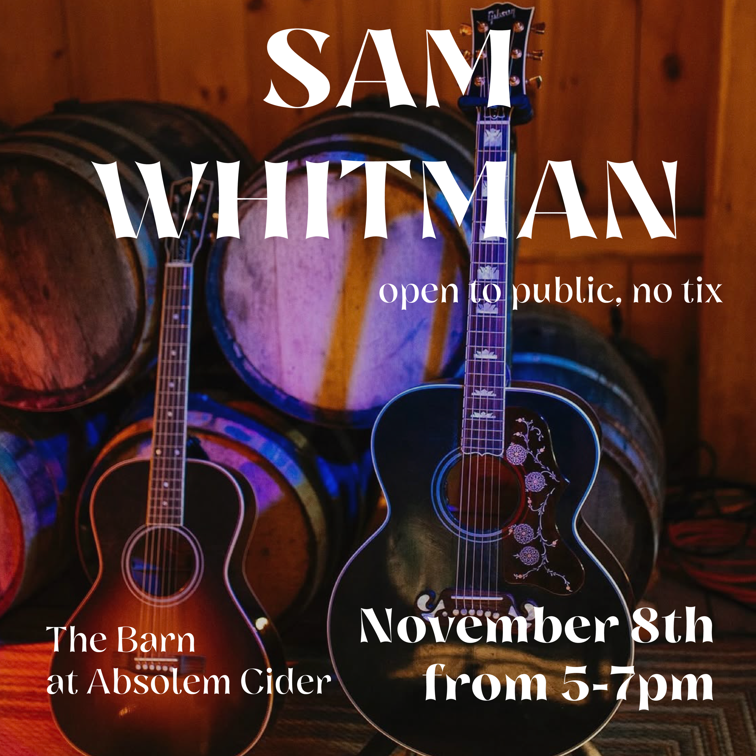 Barn Sessions: Sam Whitman
