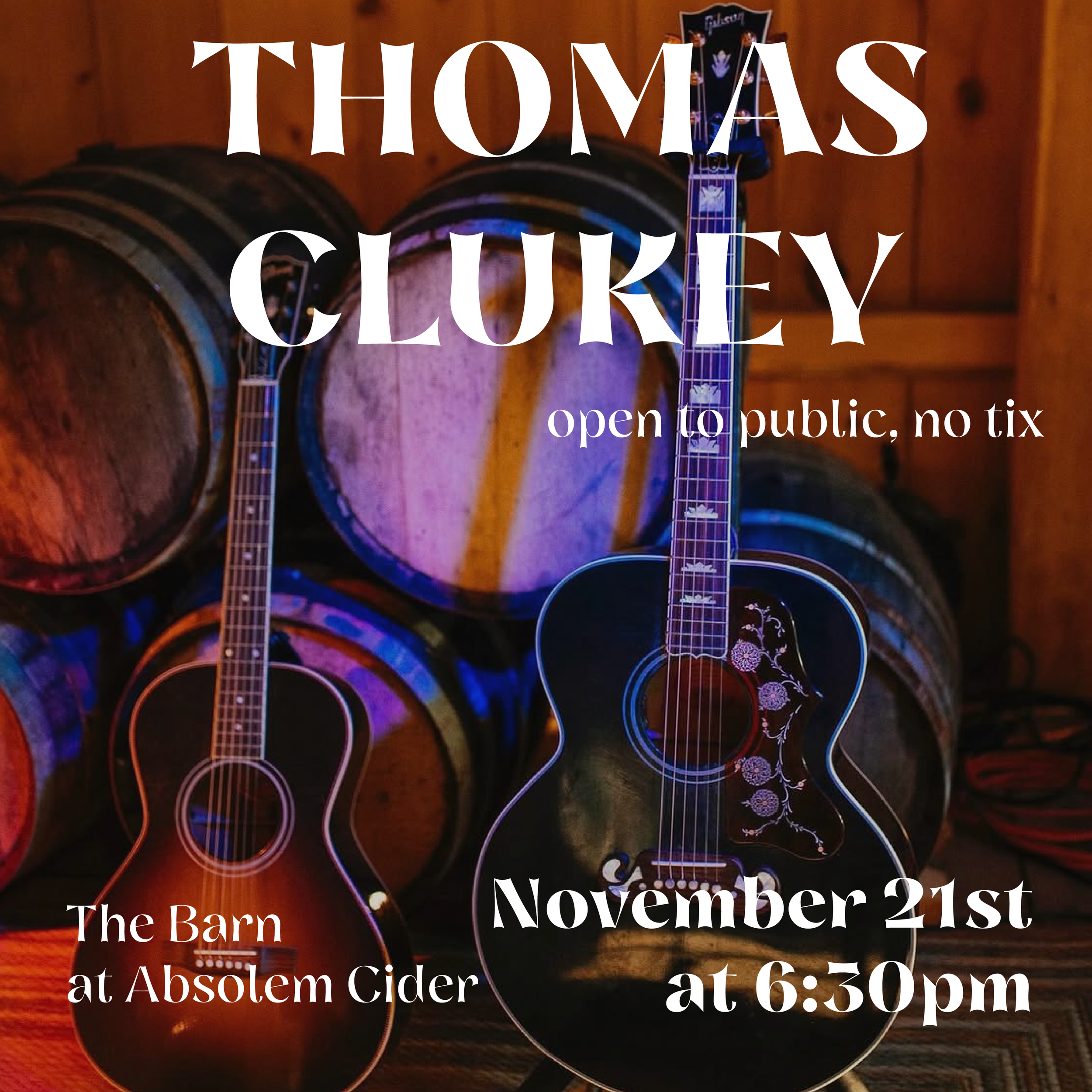 Barn Sessions: Thomas Charles Clukey