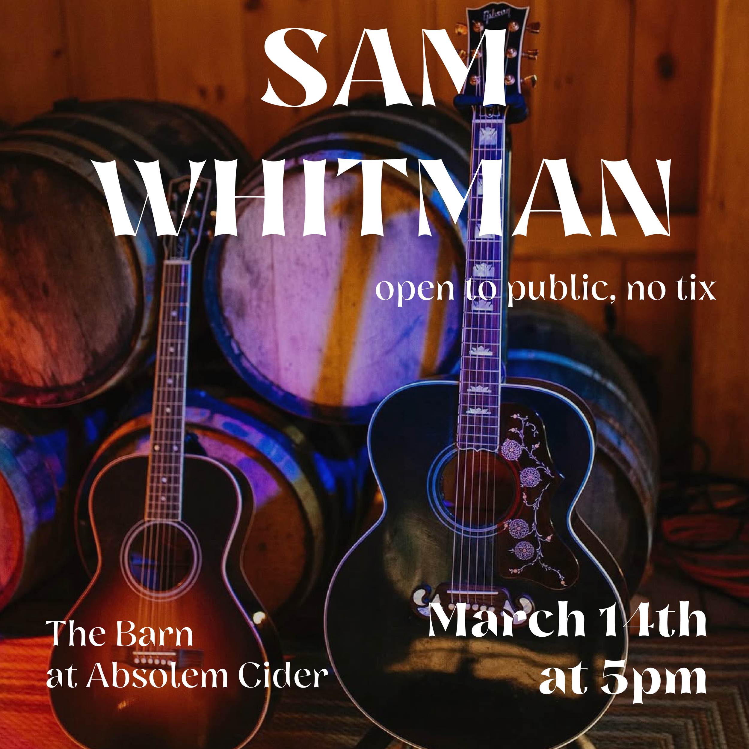 Barn Sessions: Sam Whitman