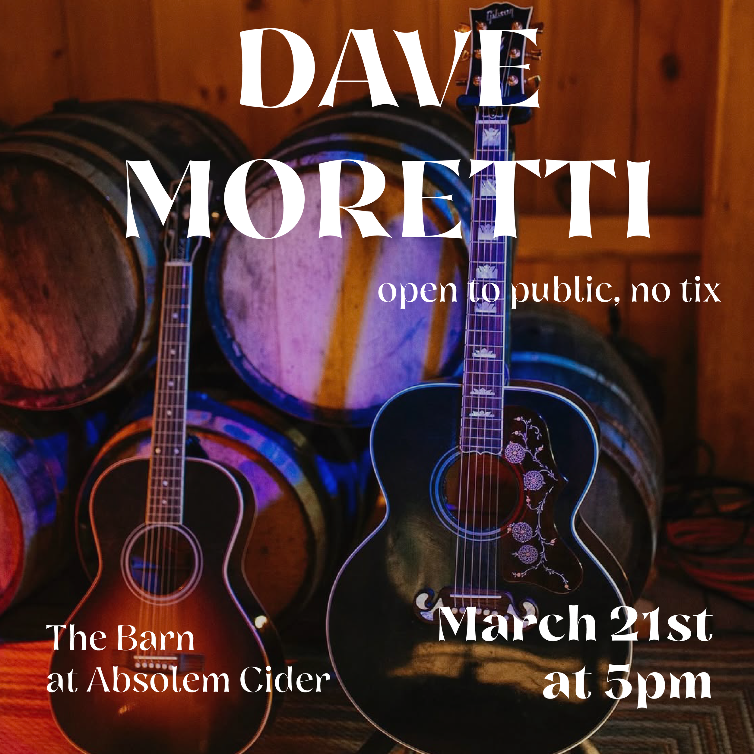 Barn Sessions: Dave Moretti