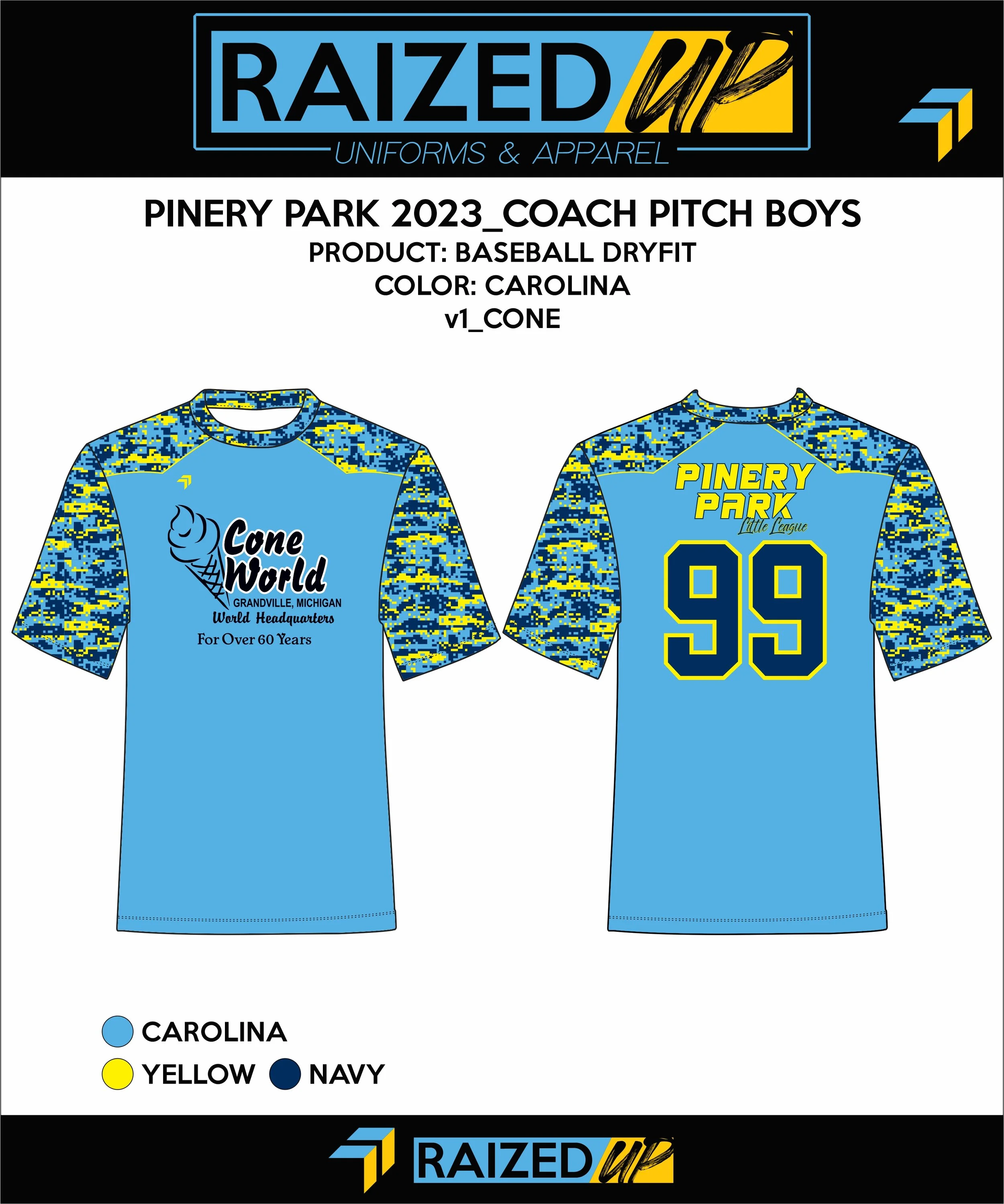 Pinery Park Coach Pitch Boys (Cone World)