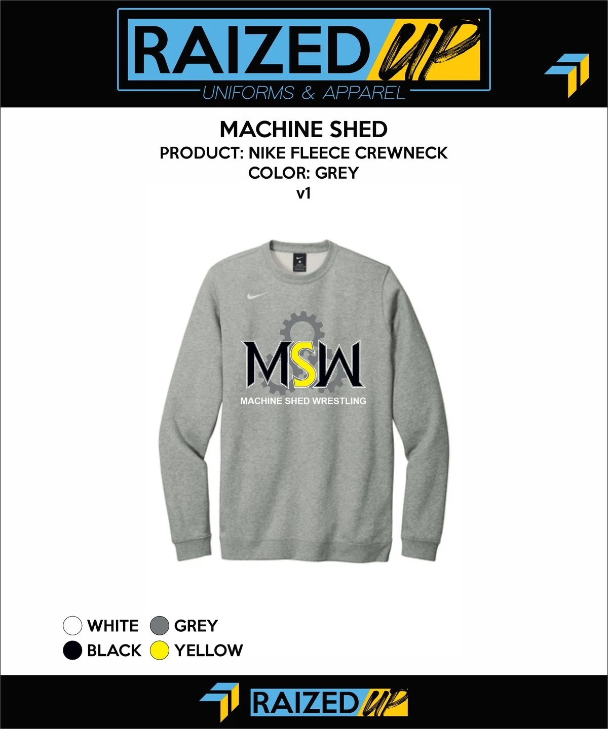 Machine Shed Wrestling Nike Crewneck — RaizedUp